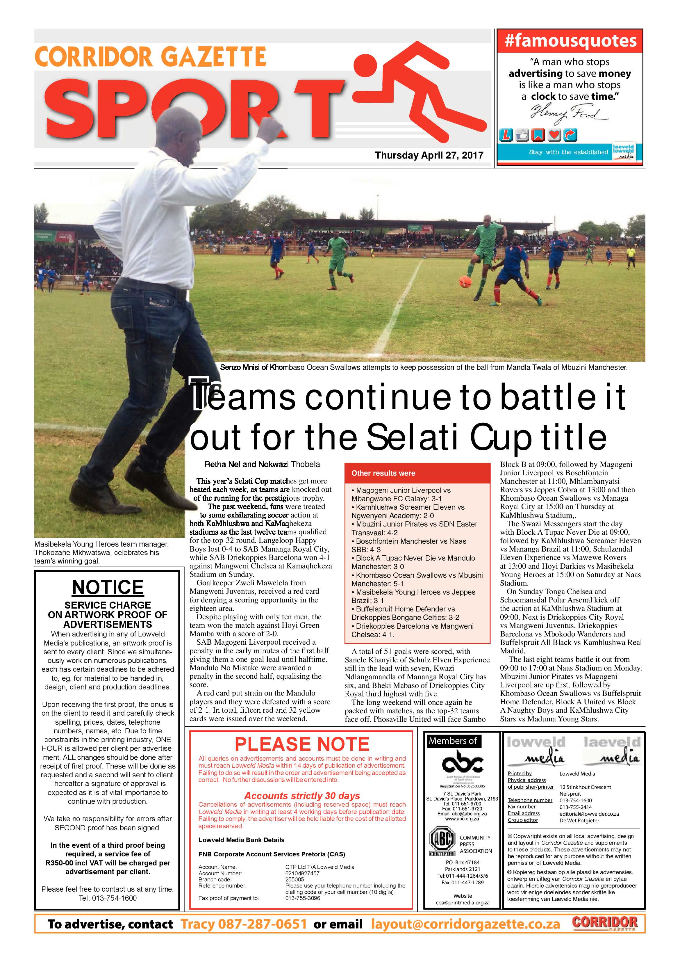 Corridor Gazette 27 April 2017 page 12