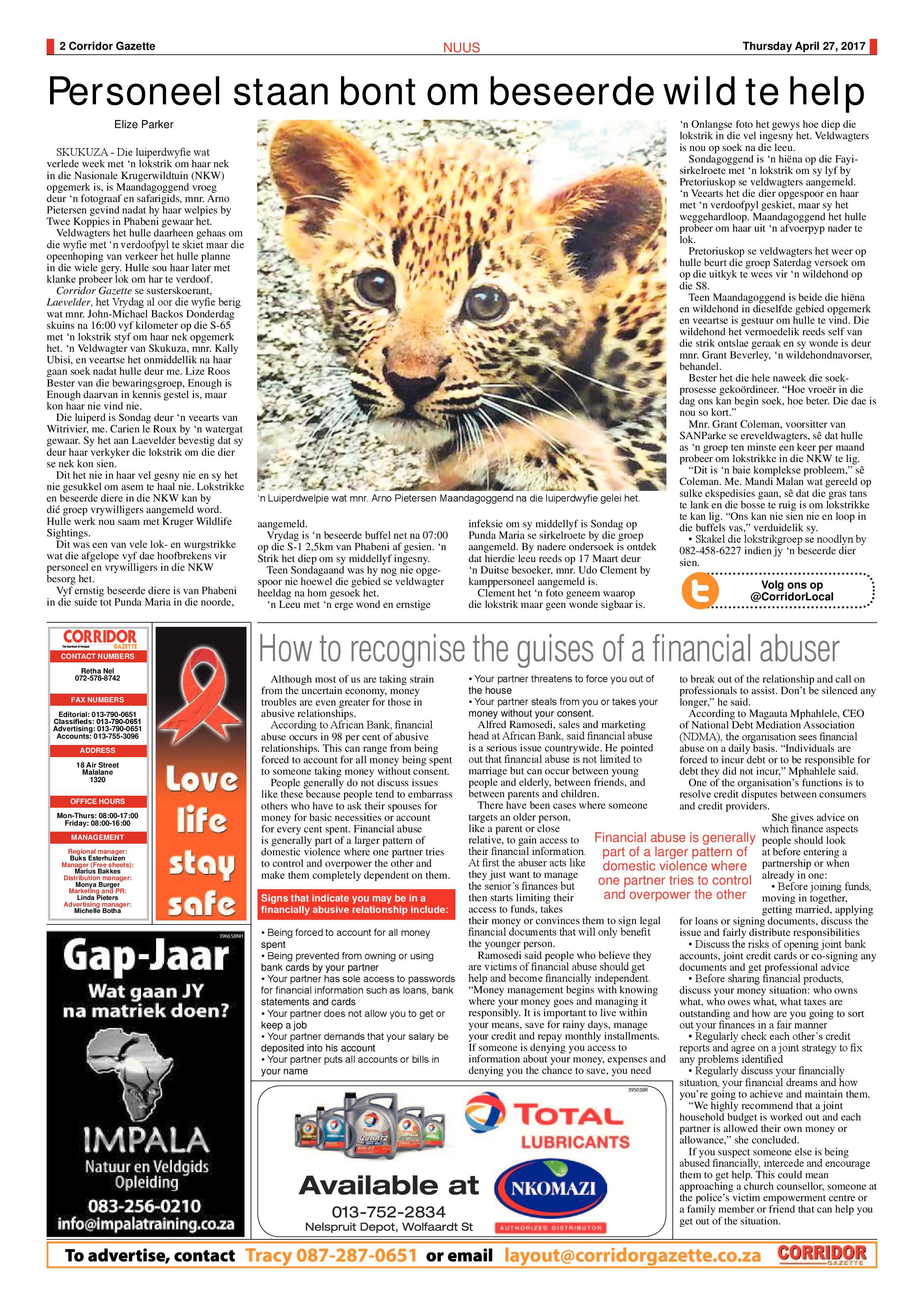 Corridor Gazette 27 April 2017 page 2