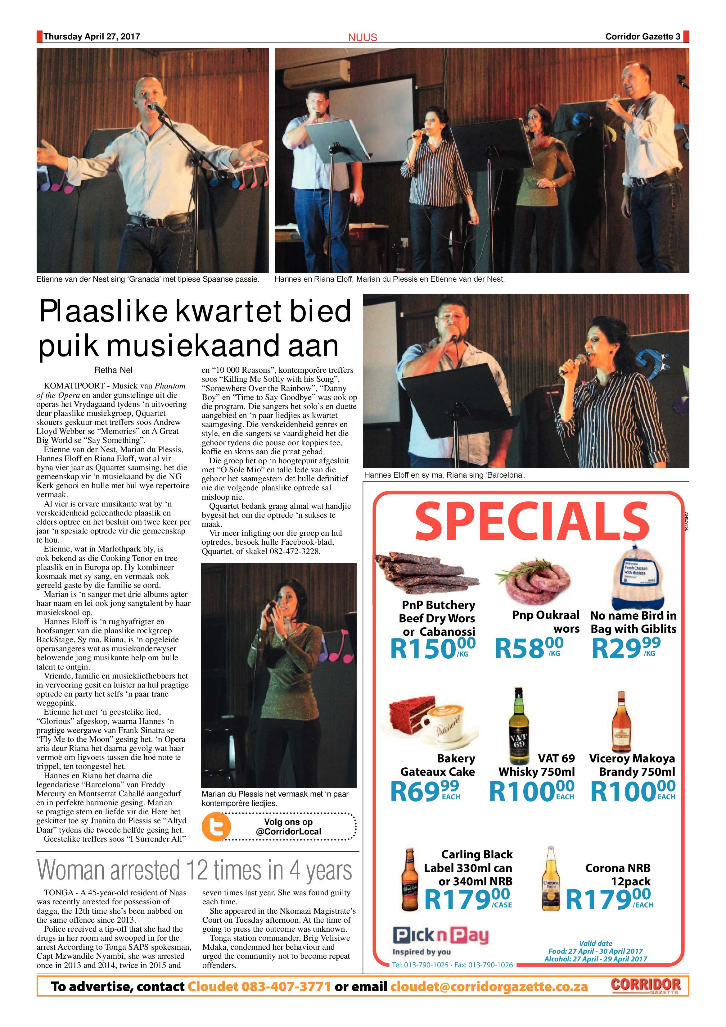 Corridor Gazette 27 April 2017 page 3