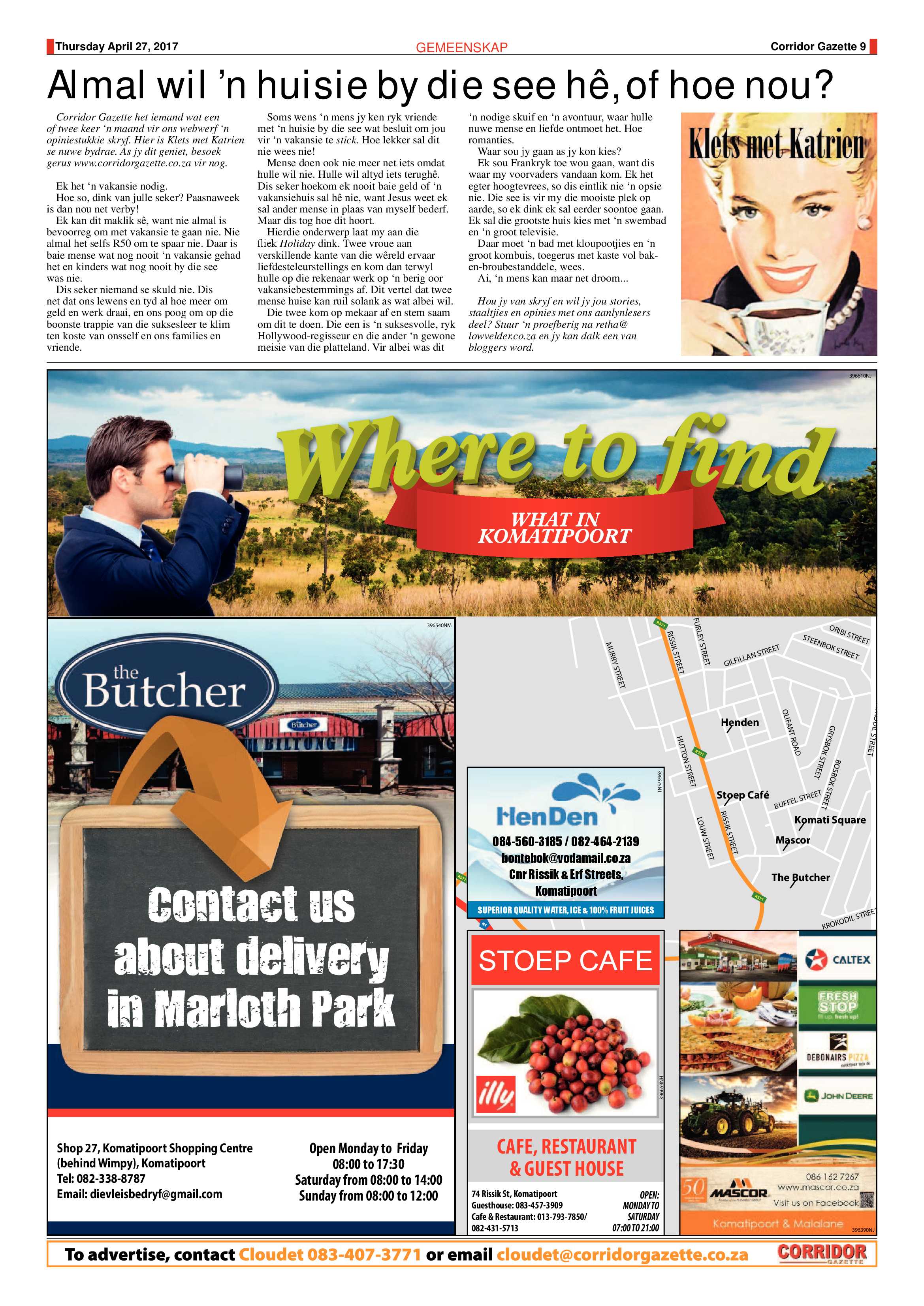 Corridor Gazette 27 April 2017 page 9