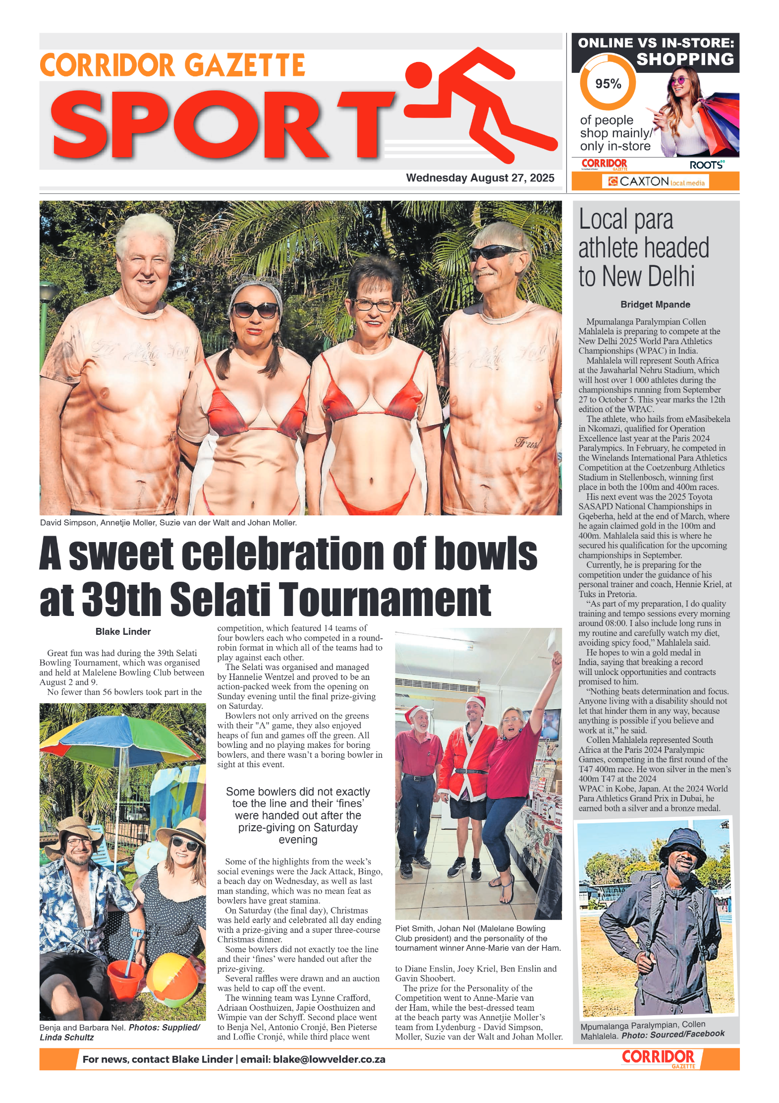 Corridor Gazette 27 August 2025 page 8