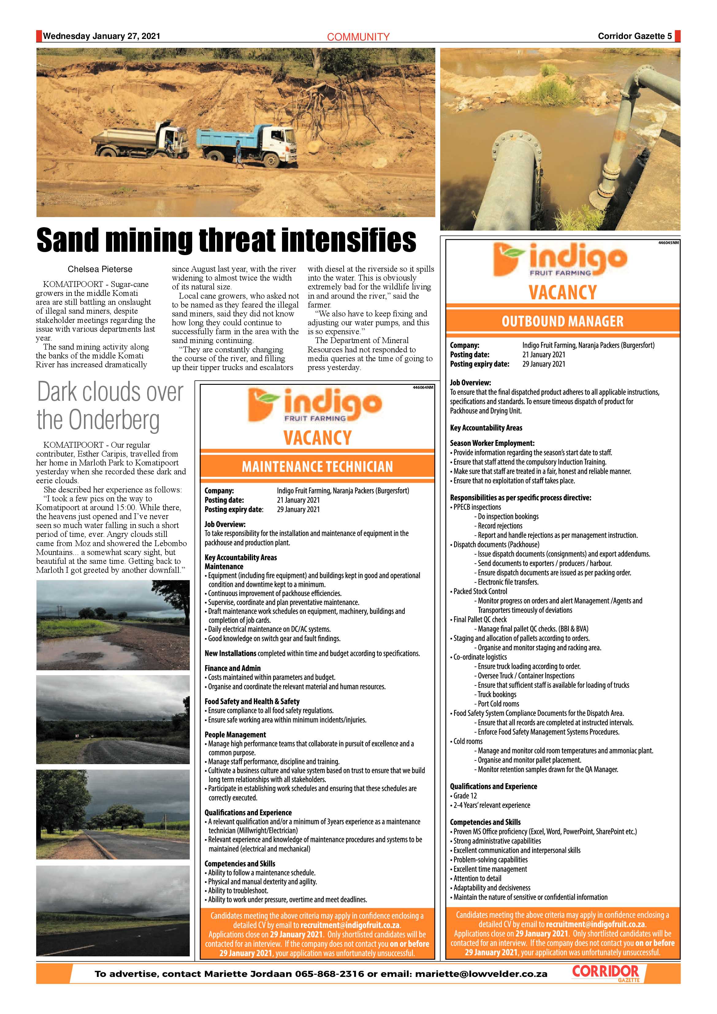 Corridor Gazette 27 January 2021 page 5