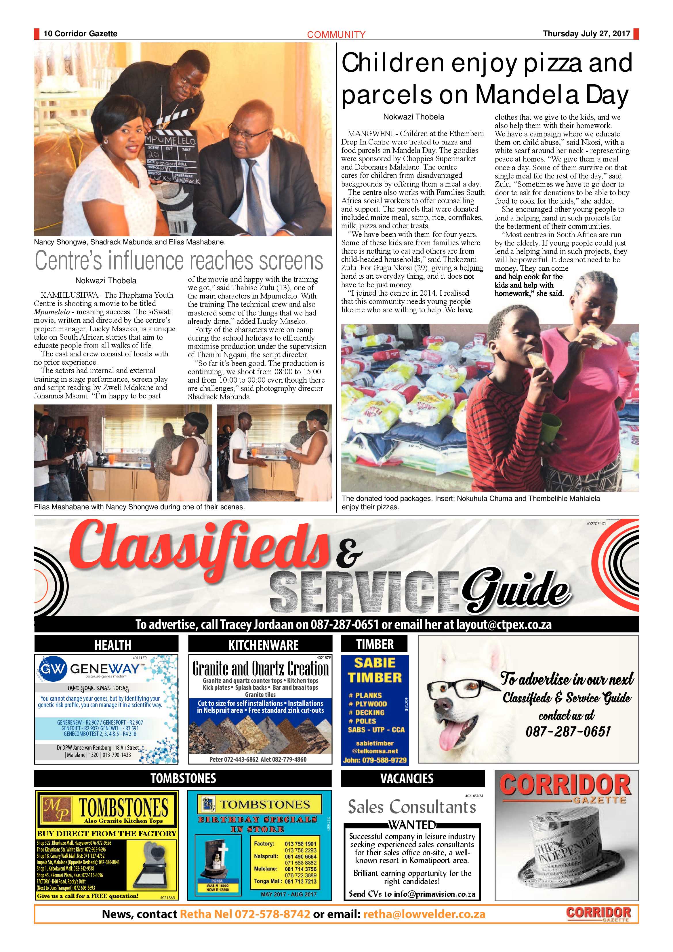 Corridor Gazette 27 July 2017 page 10