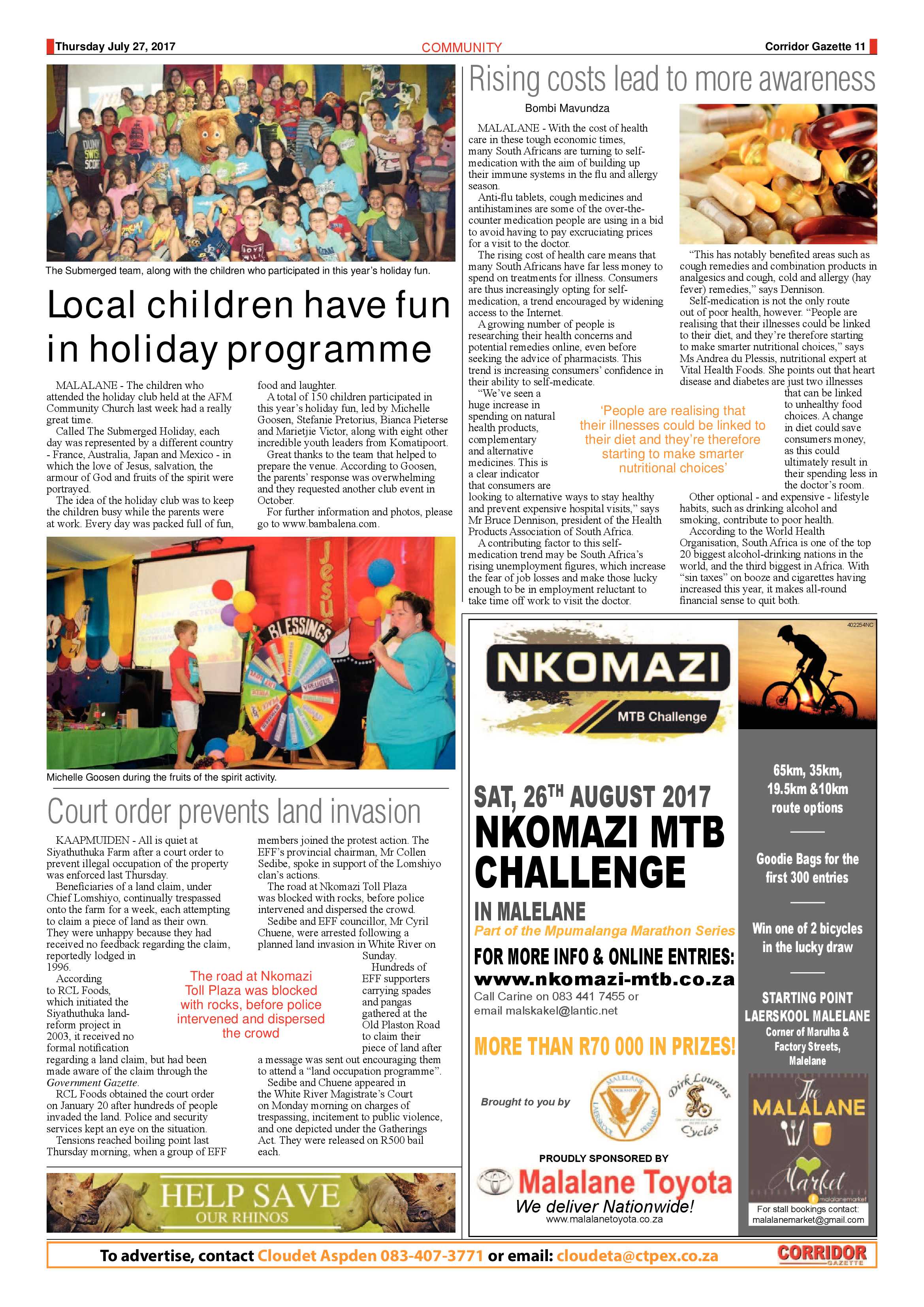 Corridor Gazette 27 July 2017 page 11