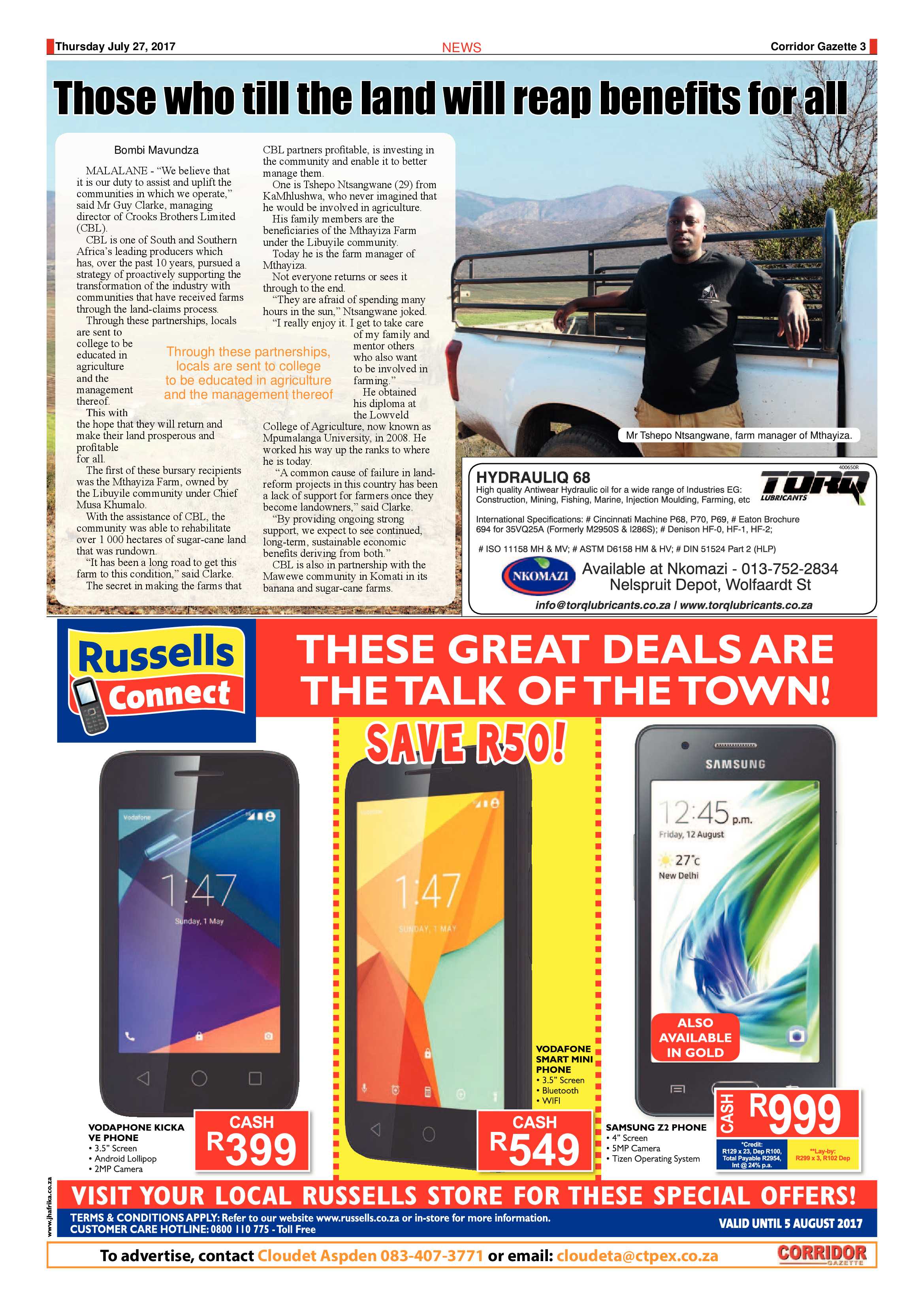 Corridor Gazette 27 July 2017 page 3