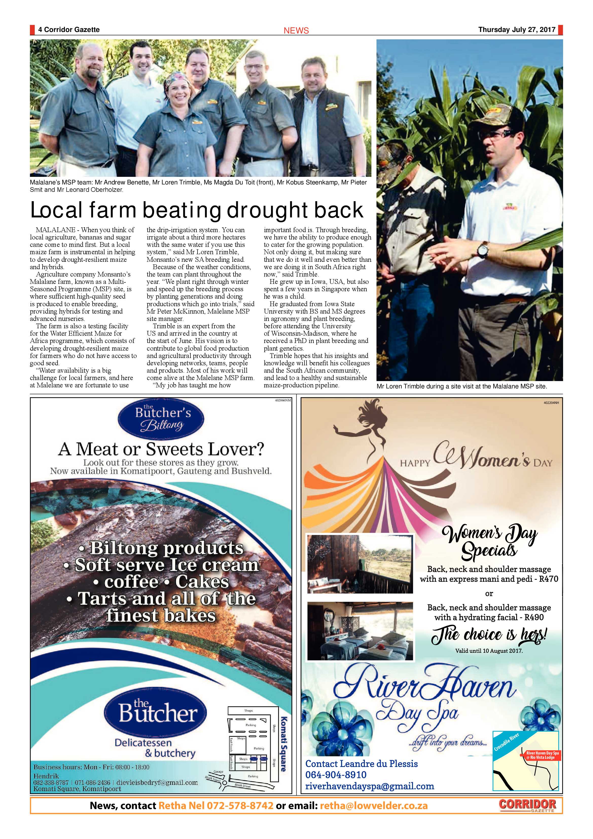 Corridor Gazette 27 July 2017 page 4