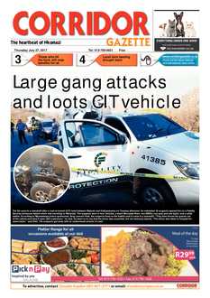 Corridor Gazette 27 July 2017