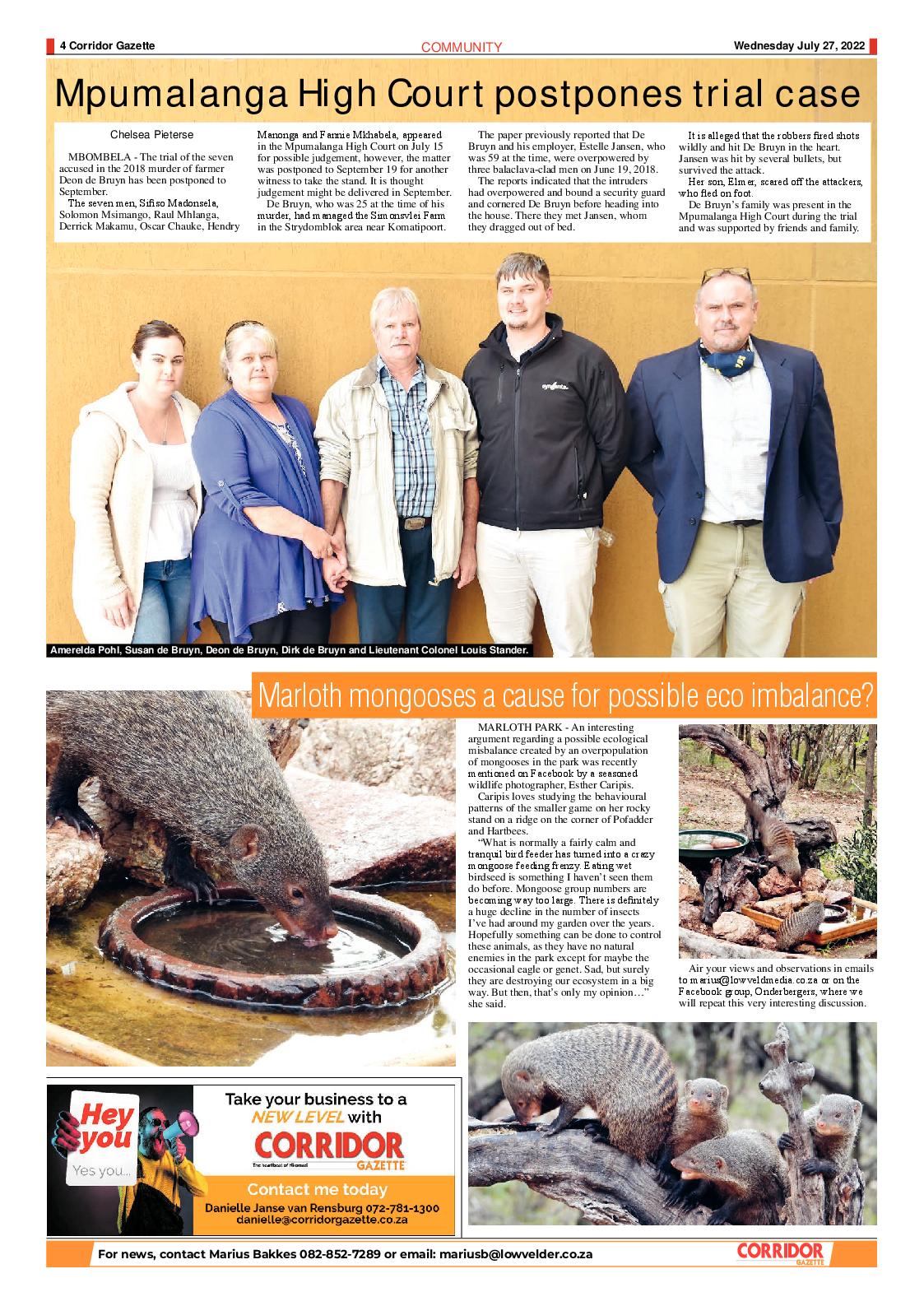 Corridor Gazette 27 July 2022 page 4