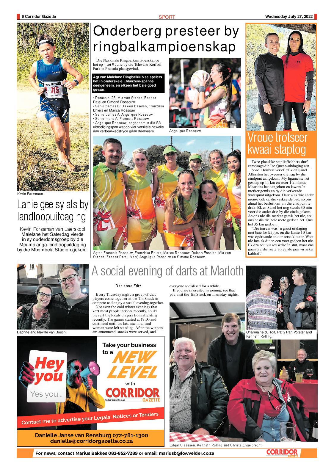 Corridor Gazette 27 July 2022 page 6