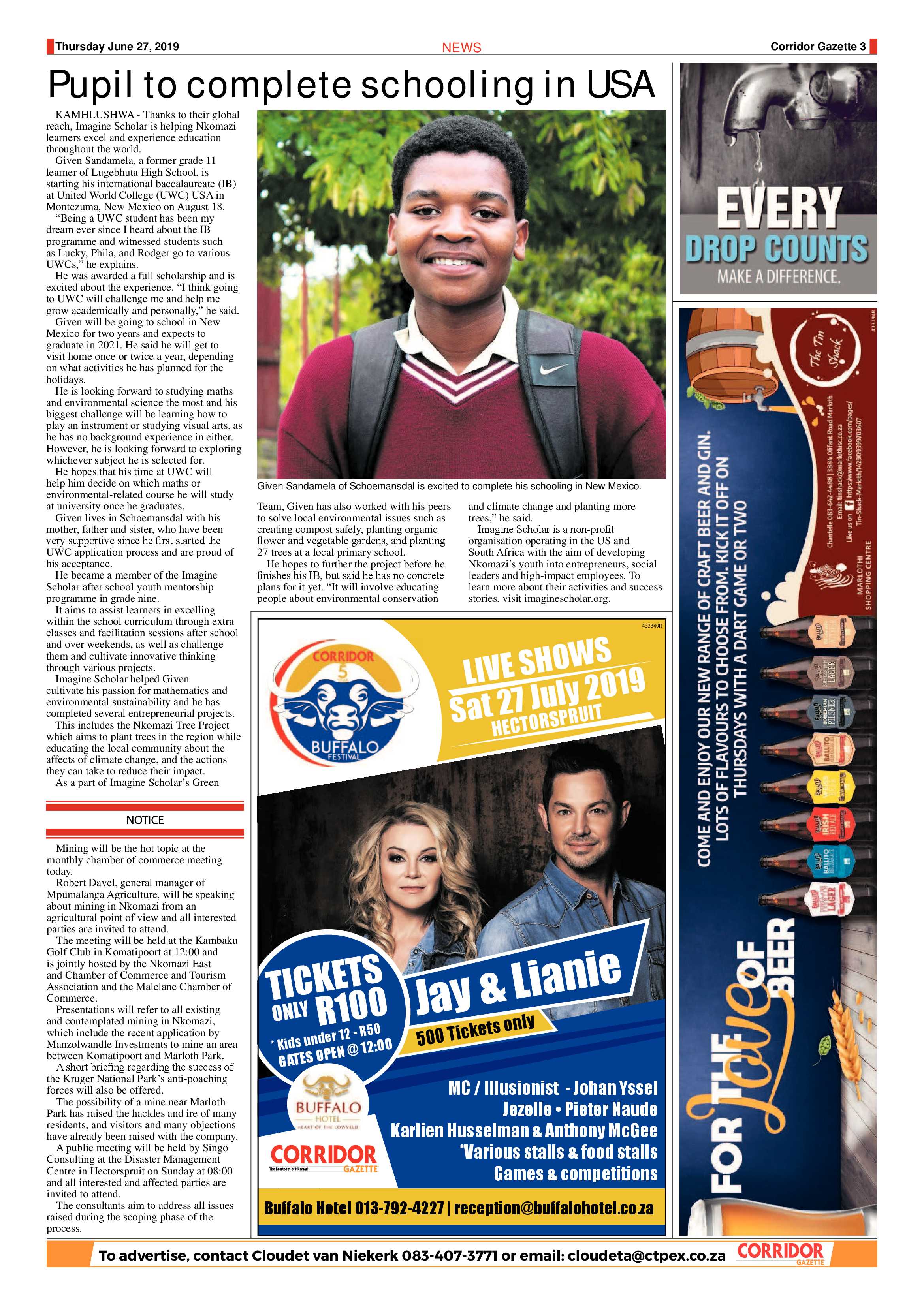 Corridor Gazette 27 June 2019 page 3