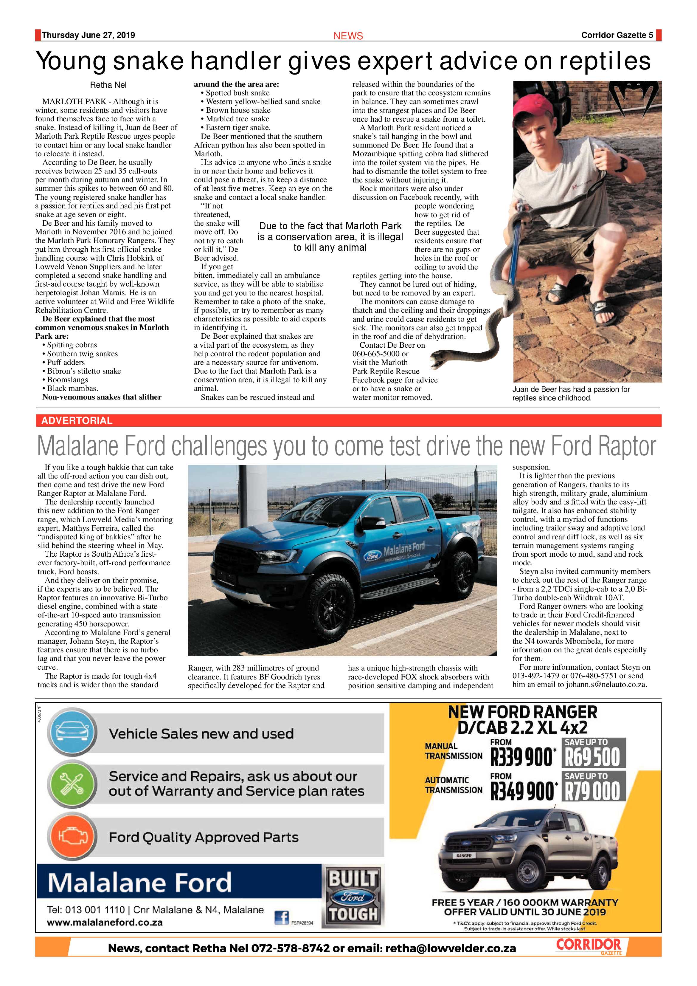 Corridor Gazette 27 June 2019 page 5