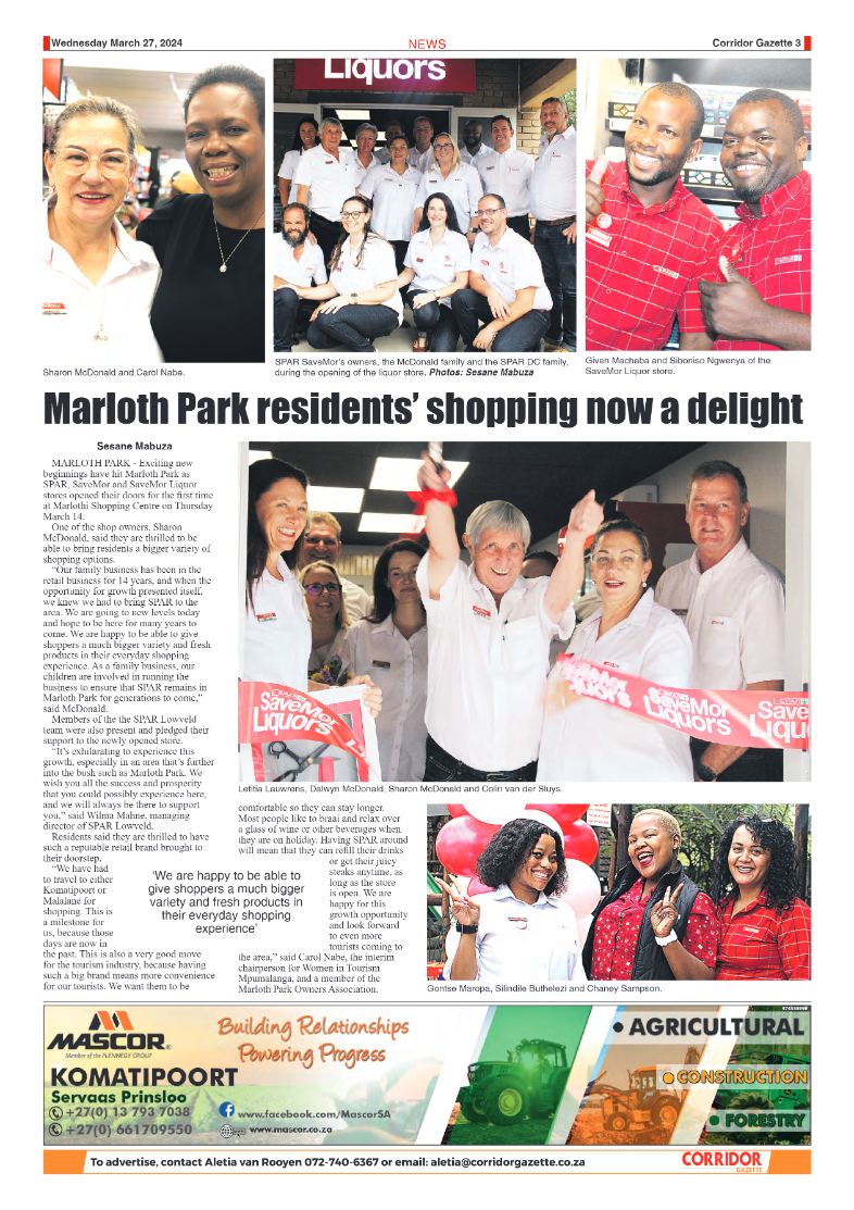 Corridor Gazette 28 March 2024 page 3