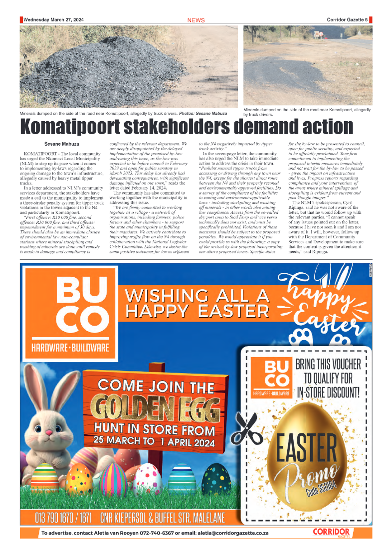 Corridor Gazette 28 March 2024 page 5