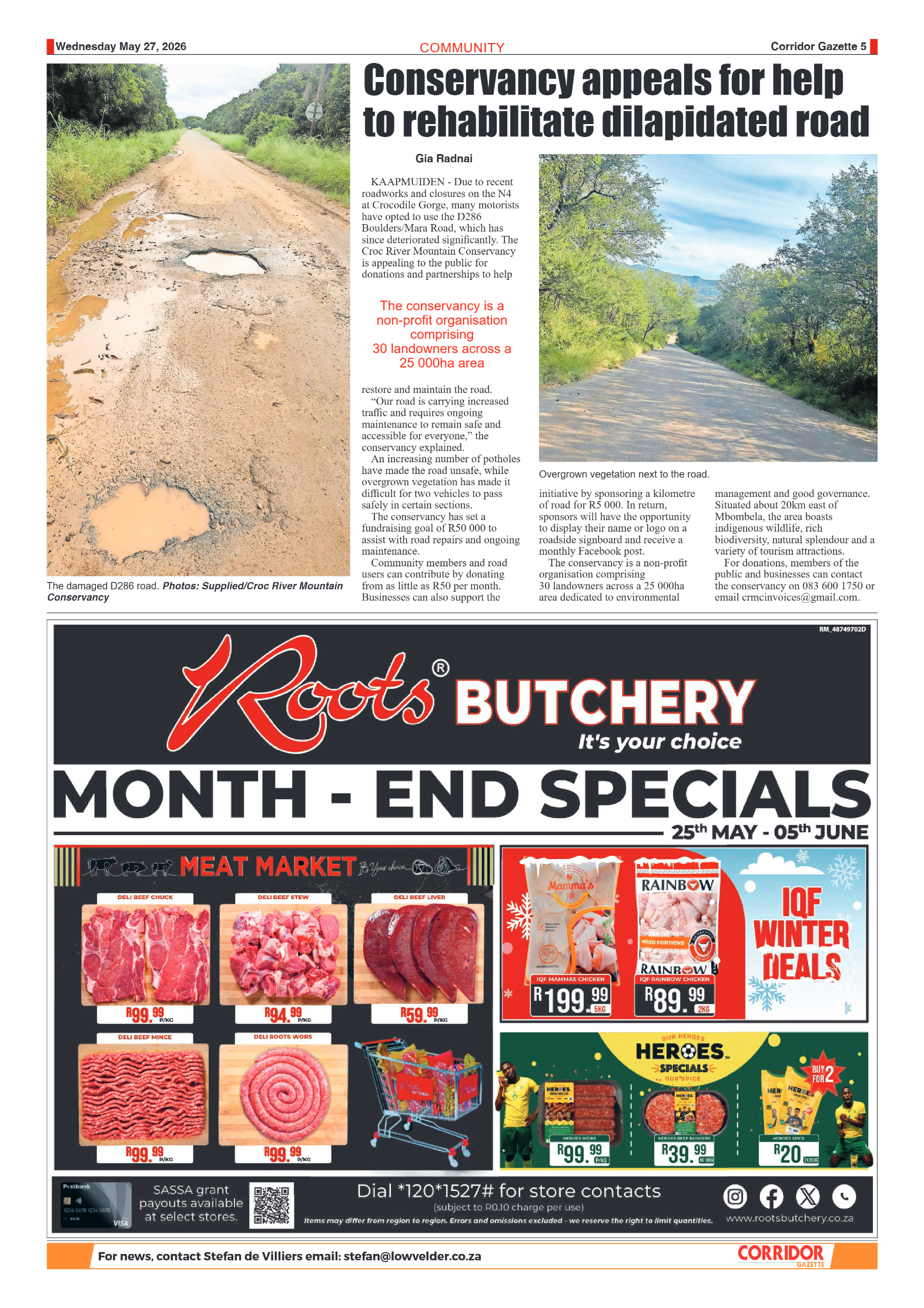 Corridor Gazette 27 May 2026 page 5