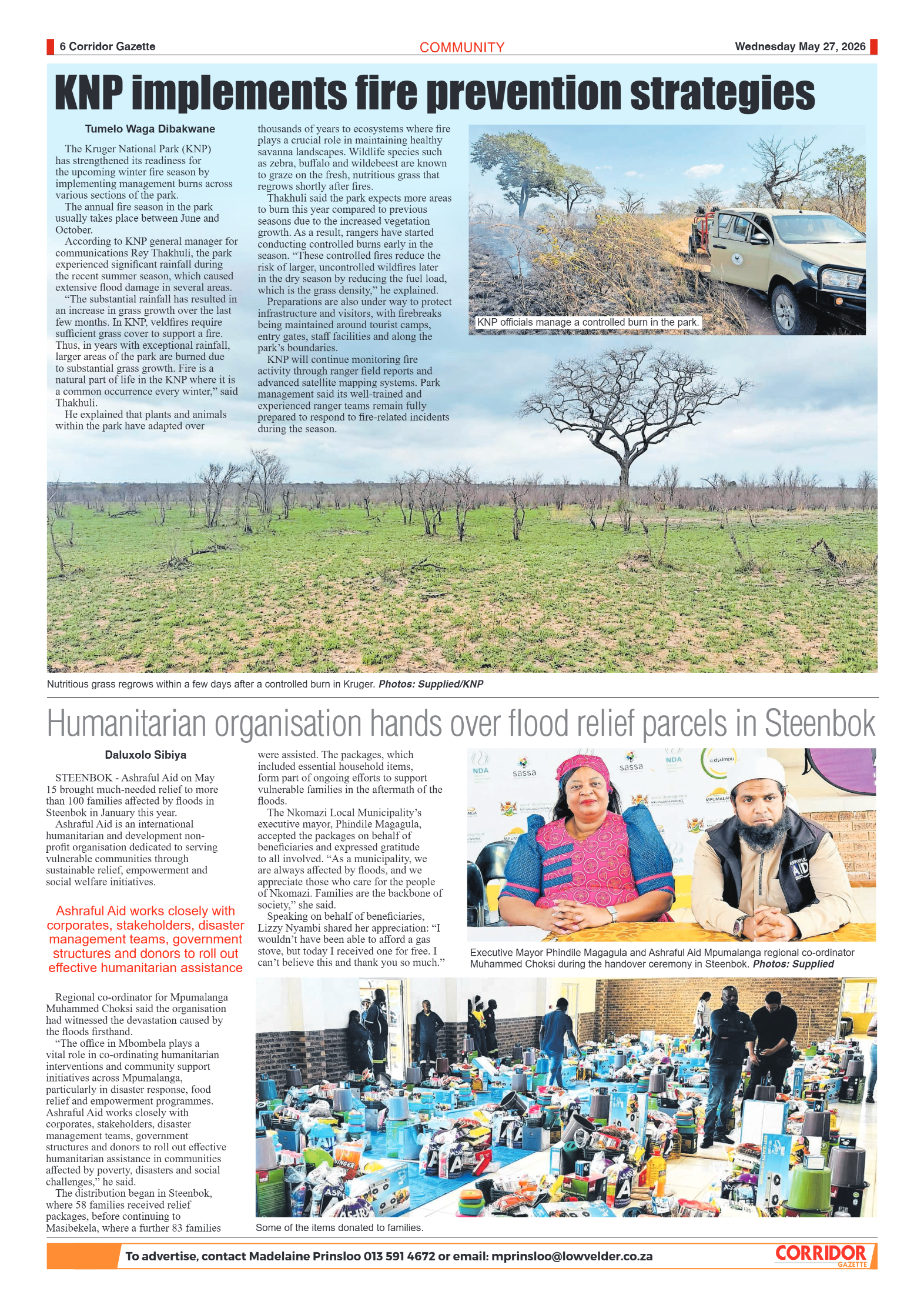 Corridor Gazette 27 May 2026 page 6