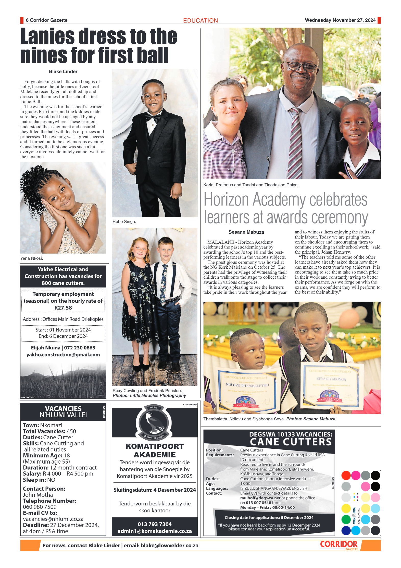 Corridor Gazette 27 November 2024 page 6