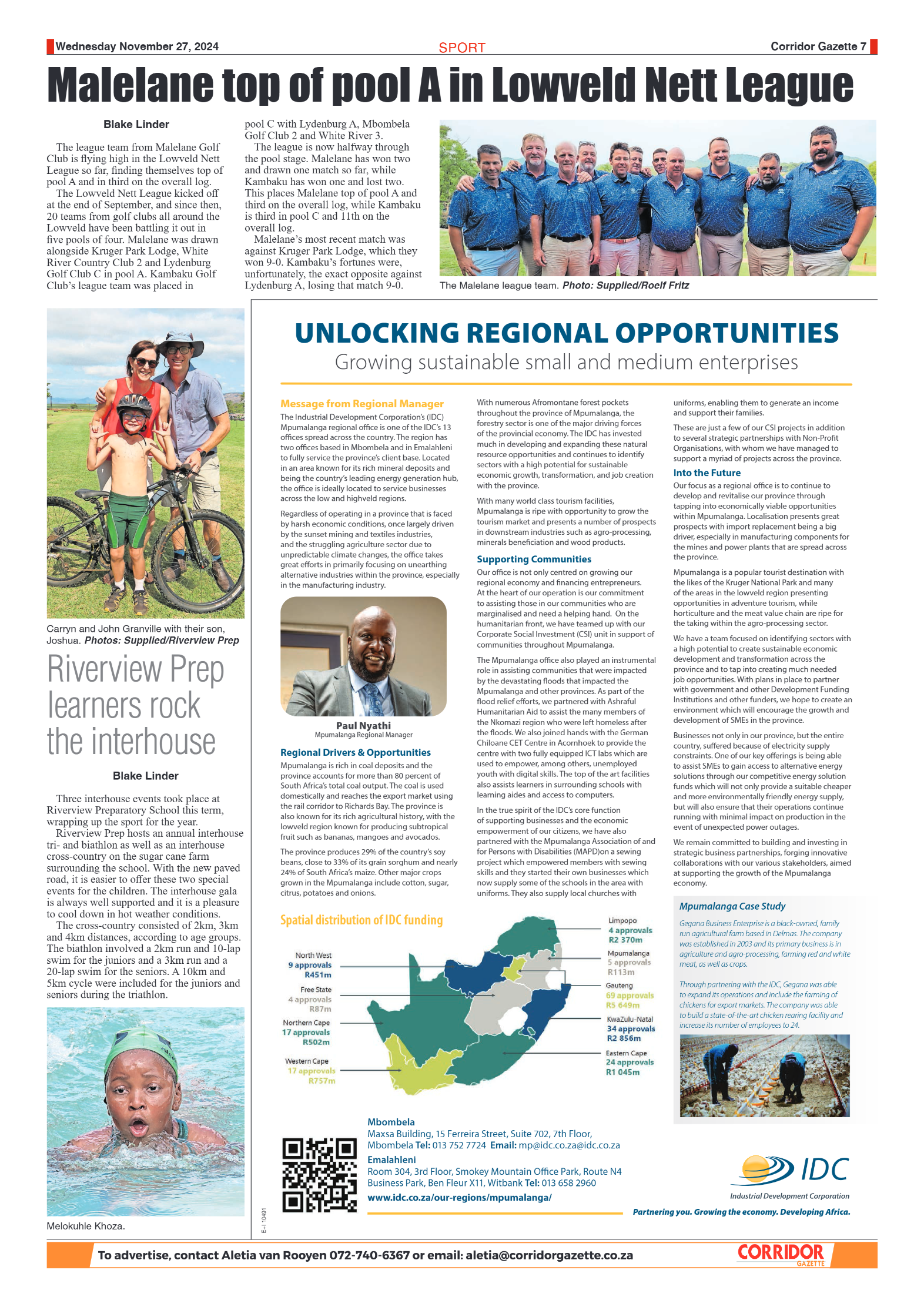 Corridor Gazette 27 November 2024 page 7