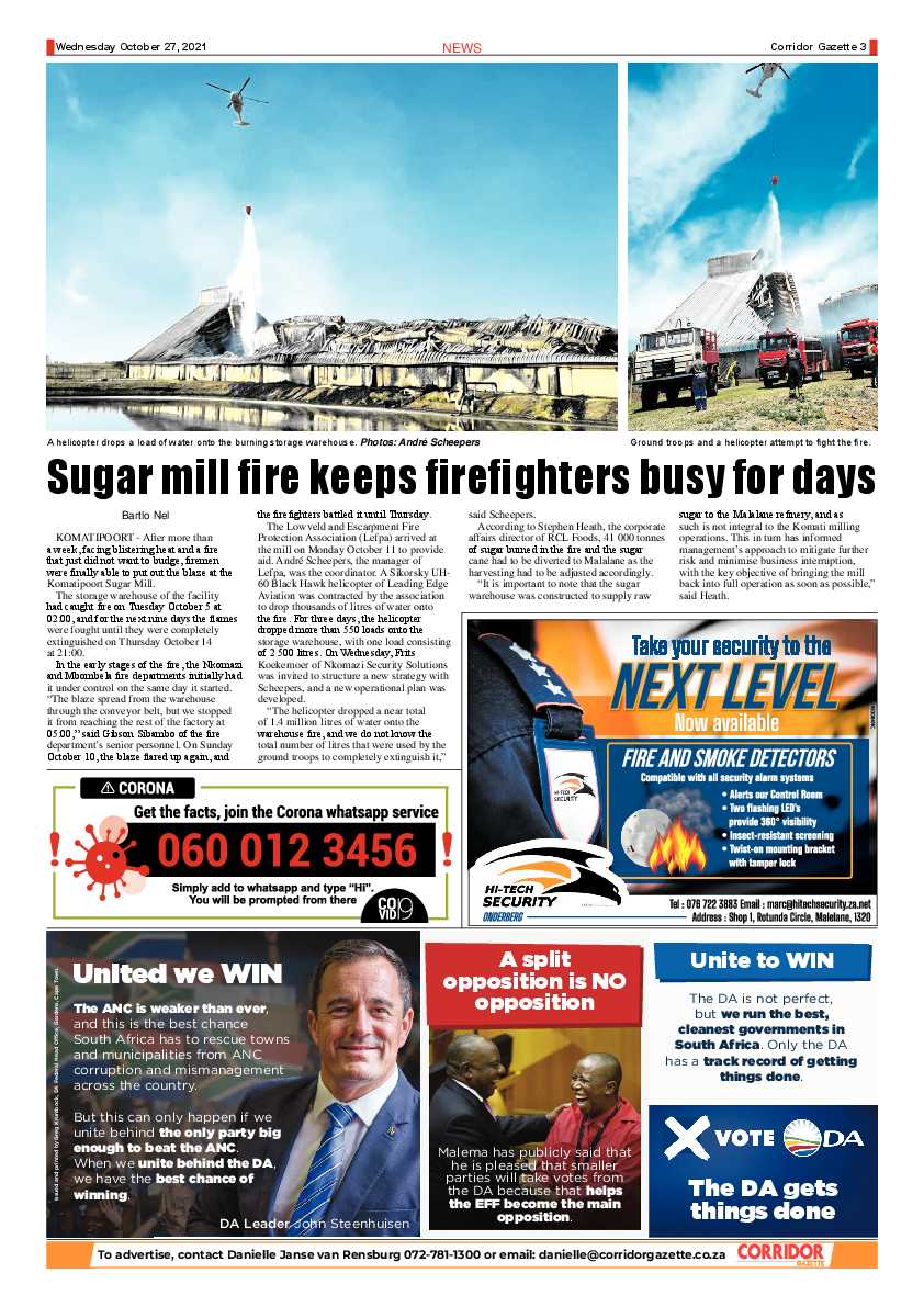 Corridor Gazette 27 October 2021 page 3