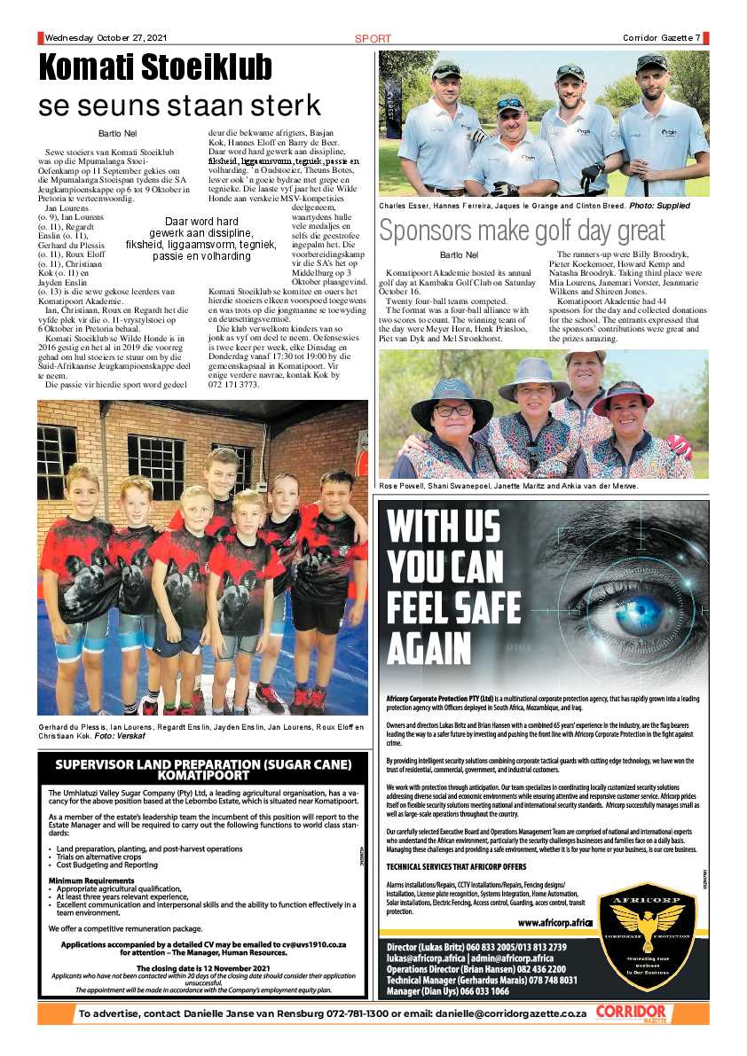 Corridor Gazette 27 October 2021 page 7