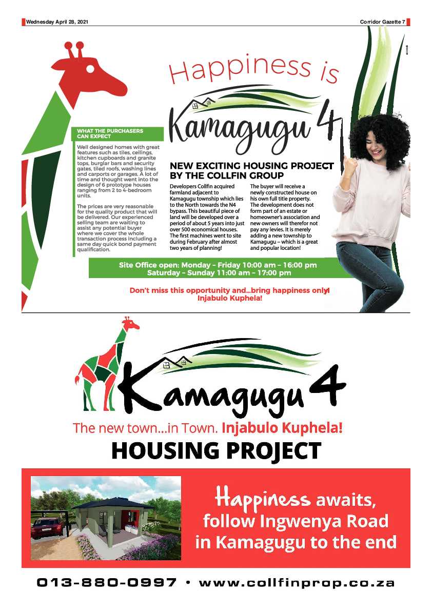 Corridor Gazette 28 April 2021 page 7