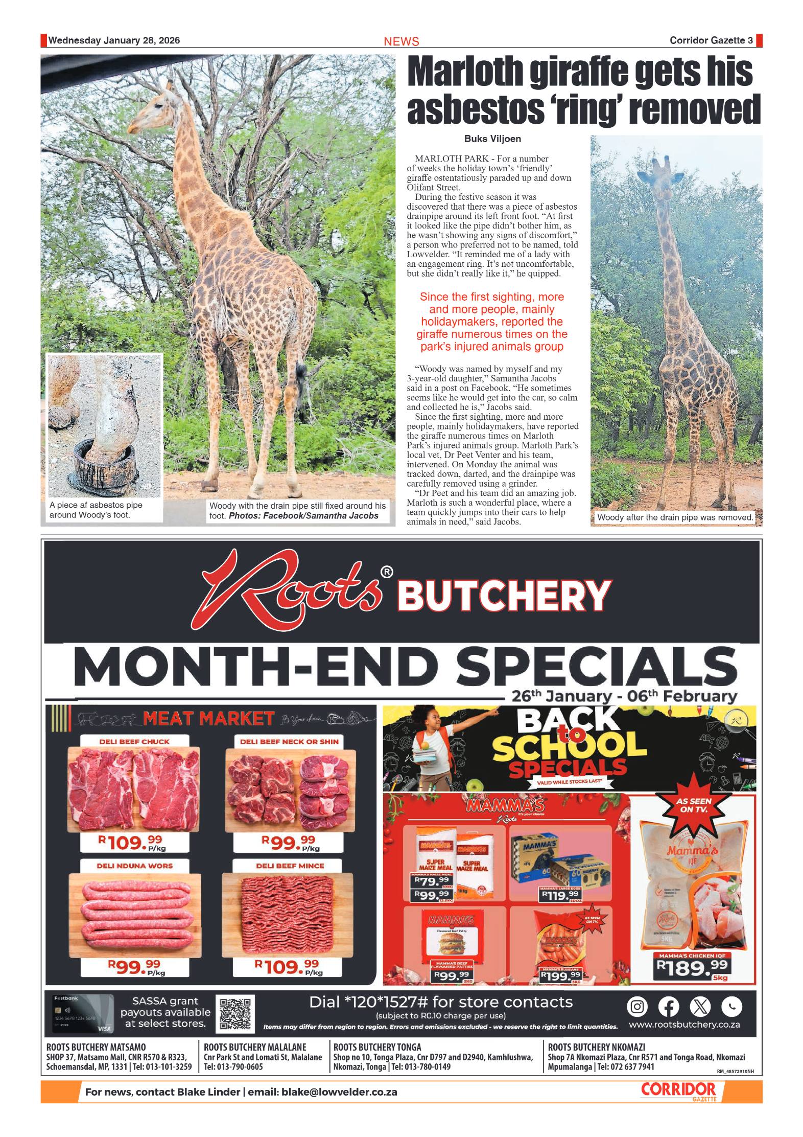 Corridor Gazette 28 January 2026 page 3