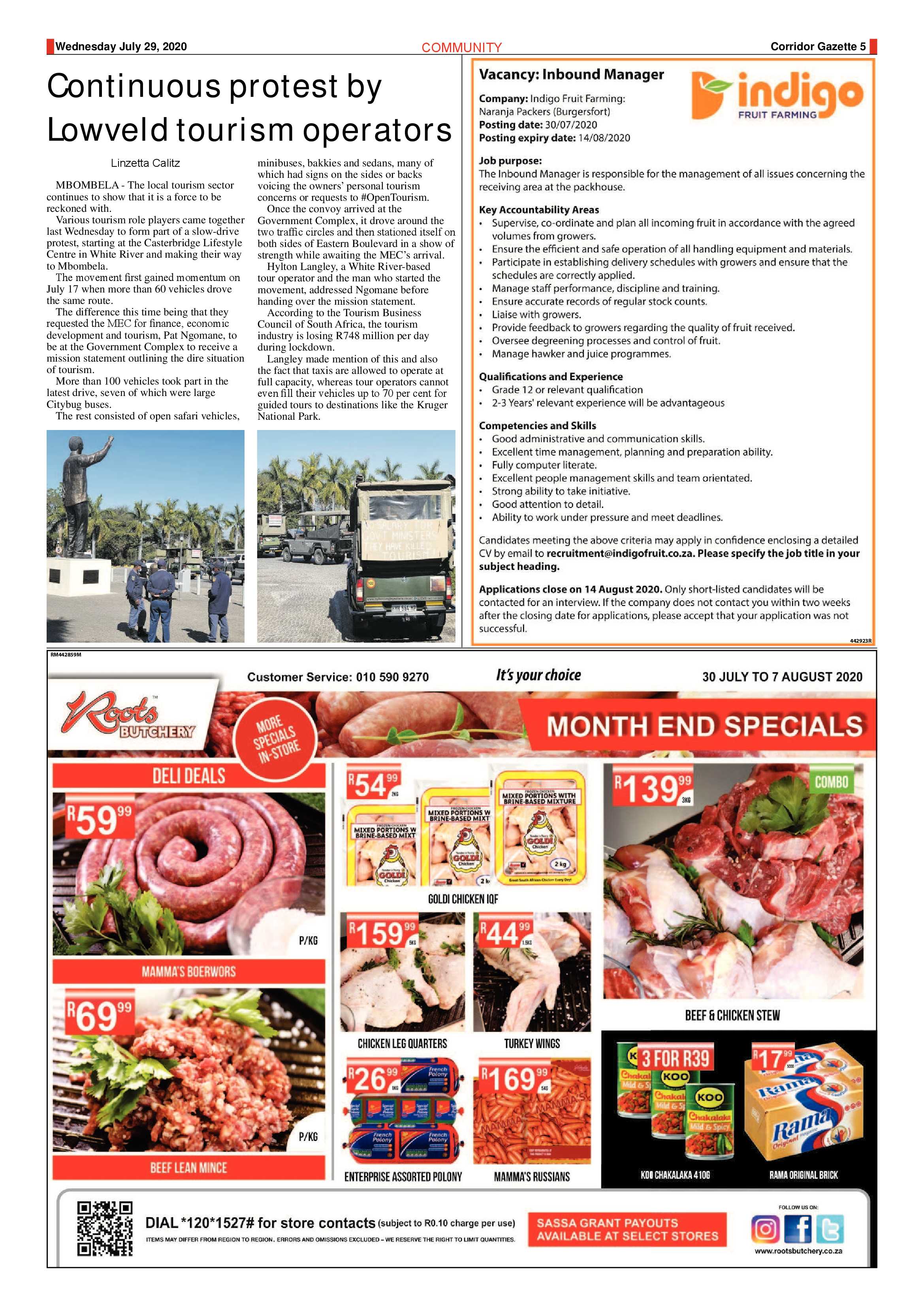 Corridor Gazette 29 July 2020 page 5