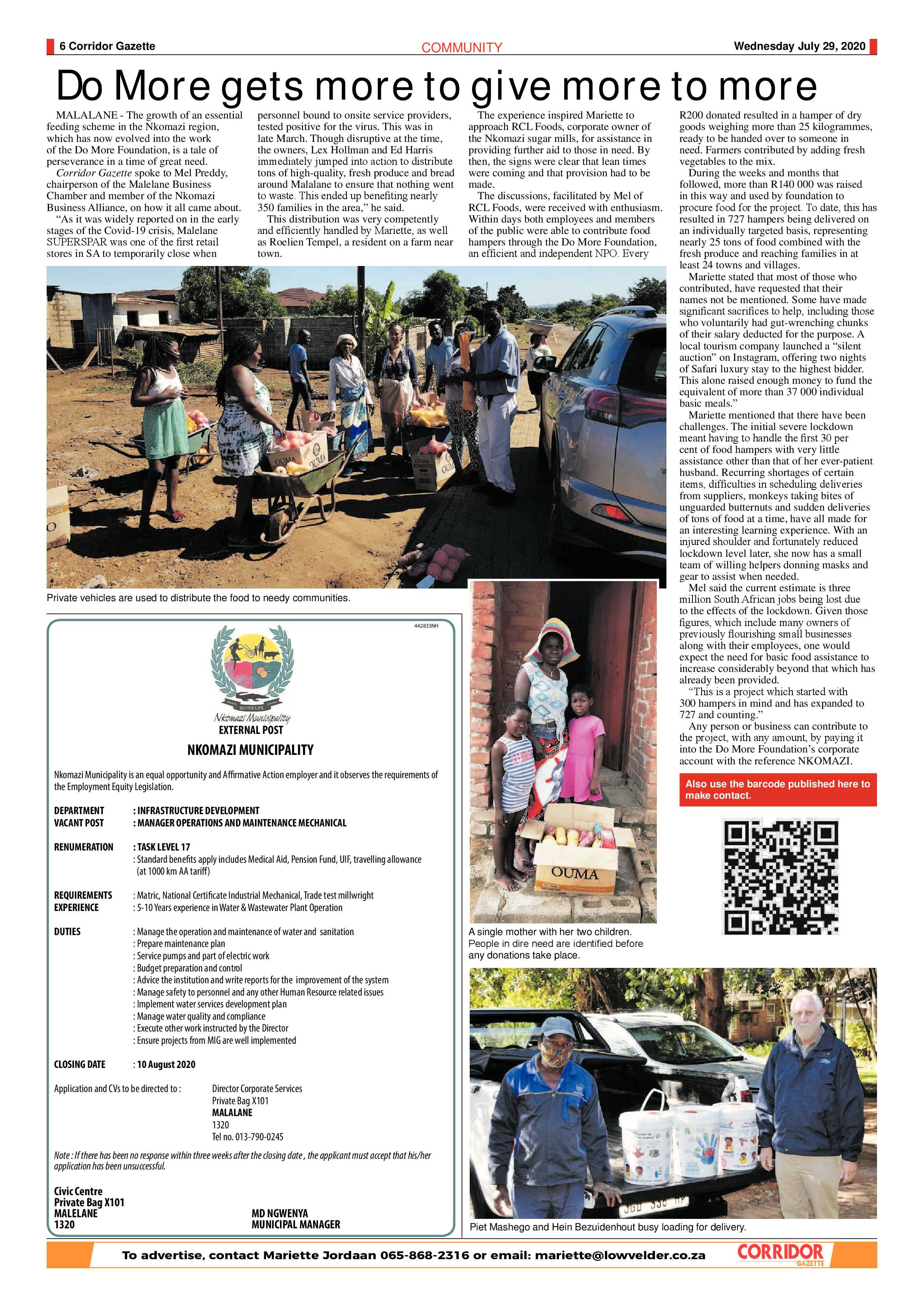 Corridor Gazette 29 July 2020 page 6