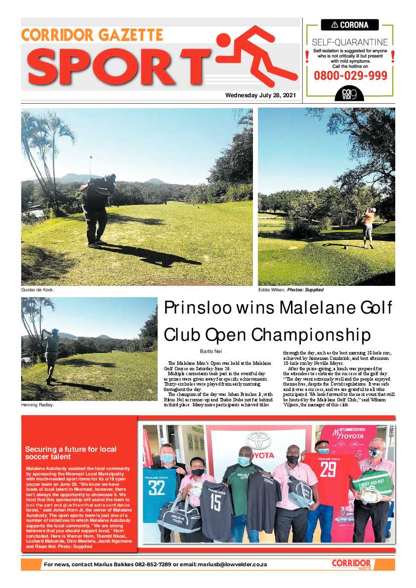 Corridor Gazette 28 July 2021 page 8