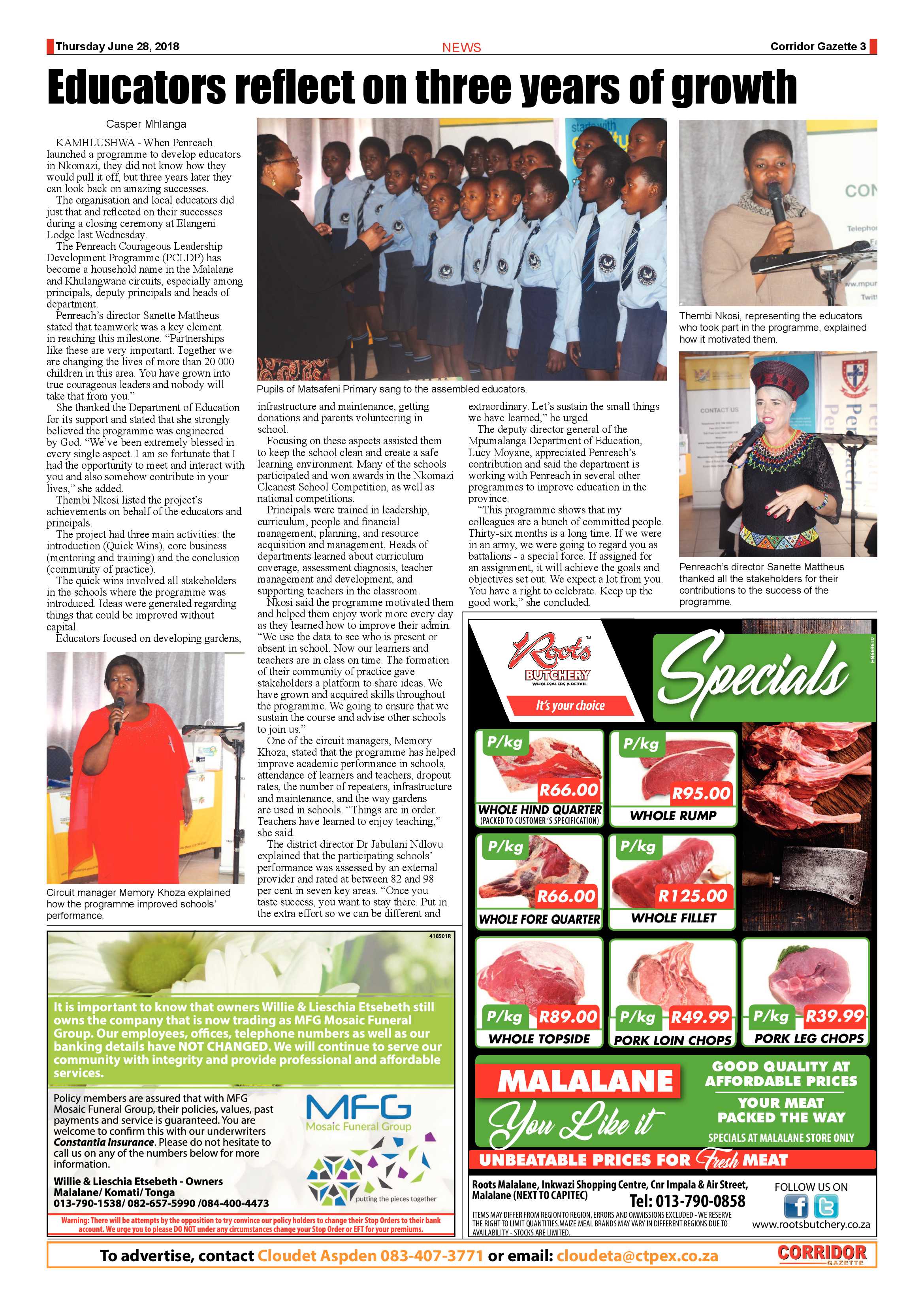 Corridor Gazette 28 June 2018 page 3