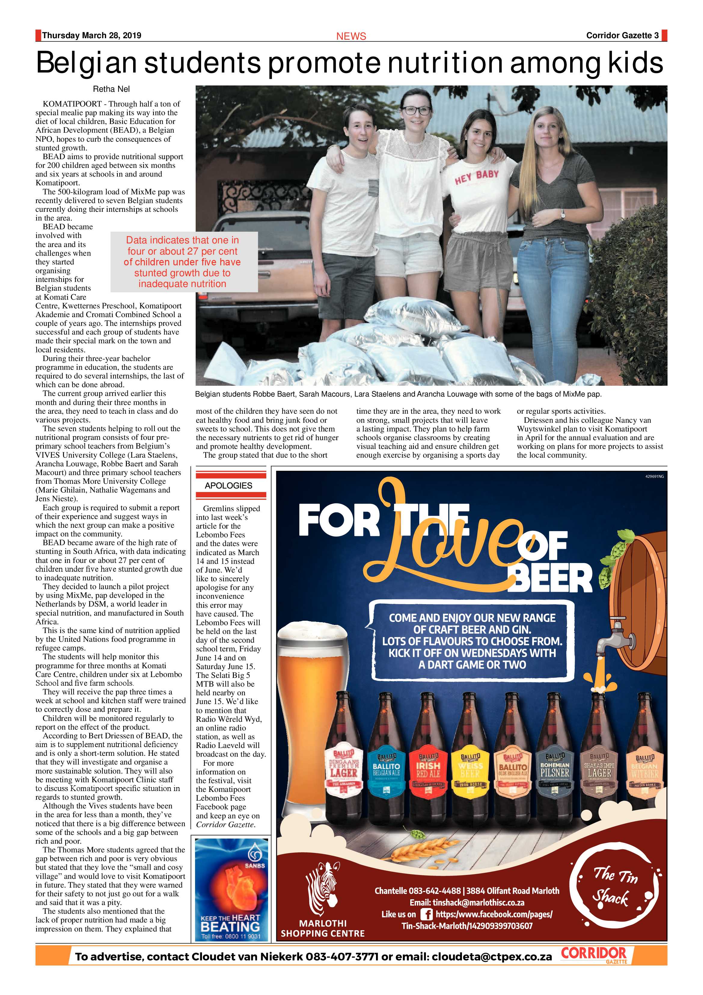 Corridor Gazette 28 March 2019 page 3