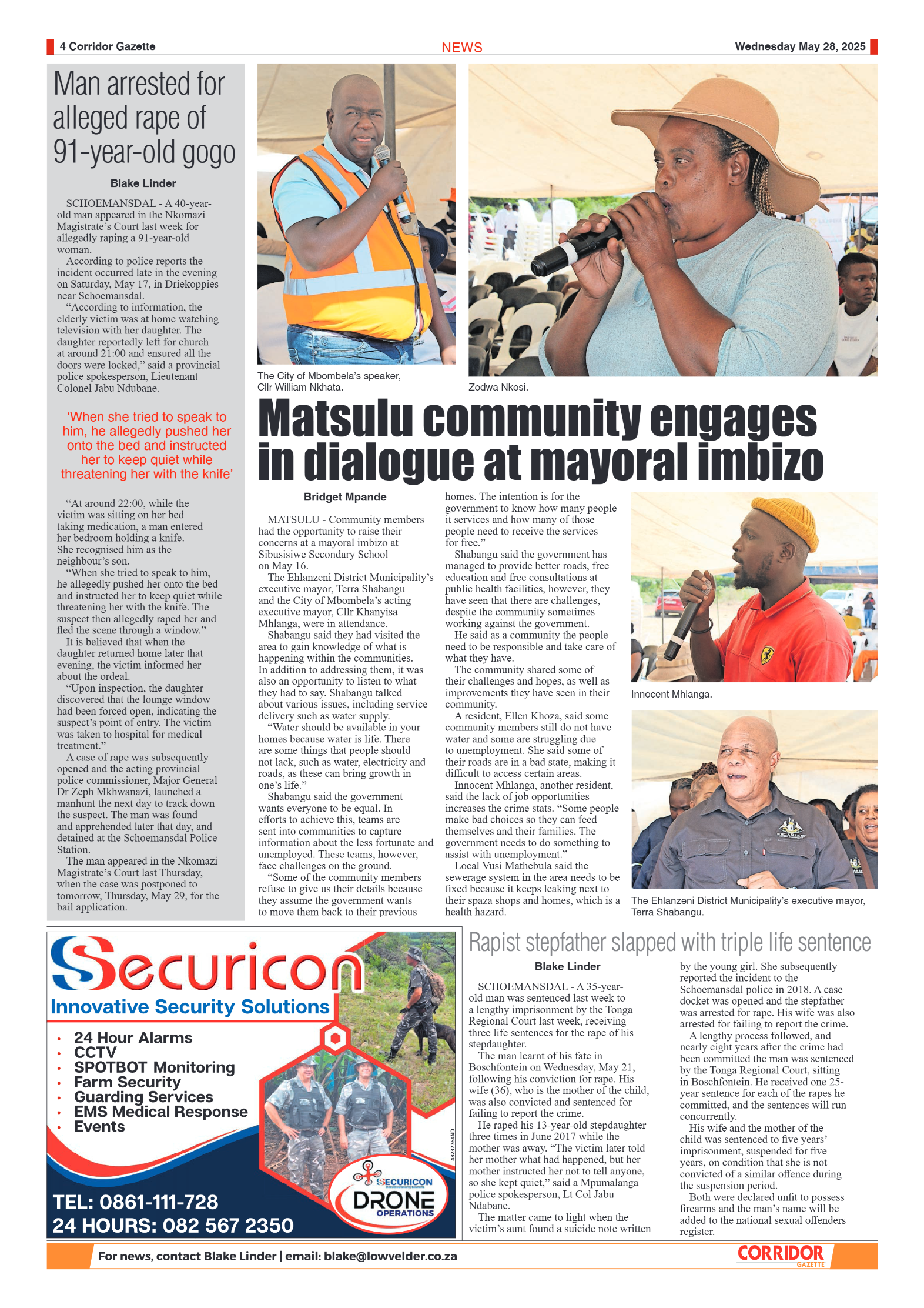 Corridor Gazette 28 May 2025 page 4