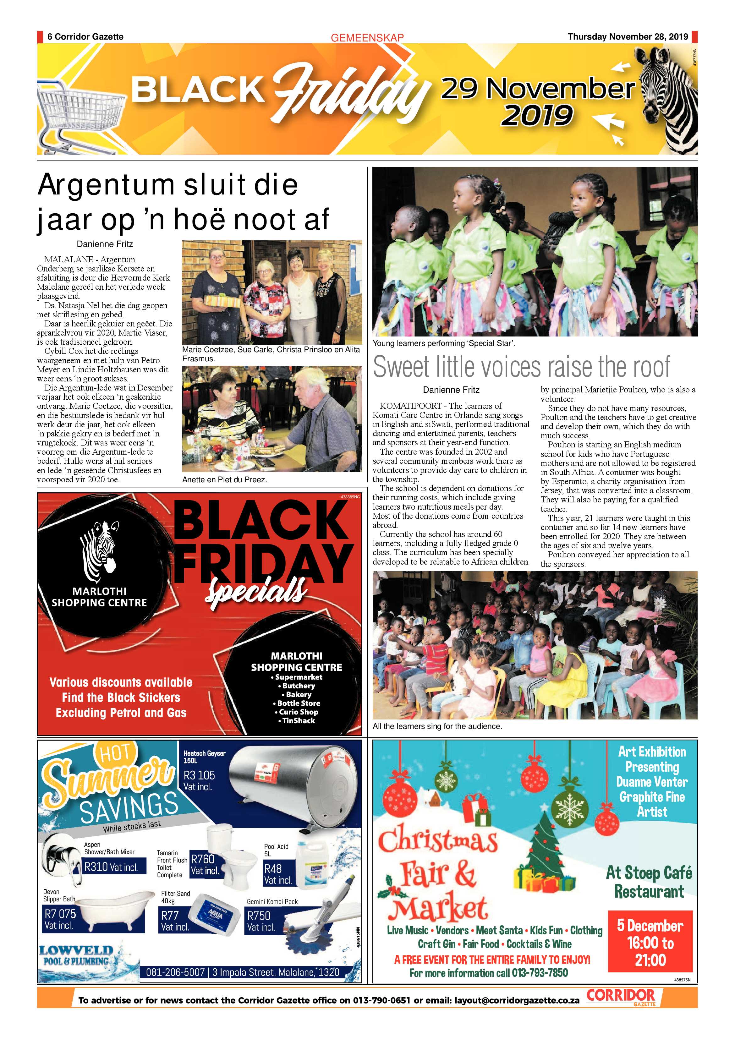 Corridor Gazette 28 November 2019 page 6