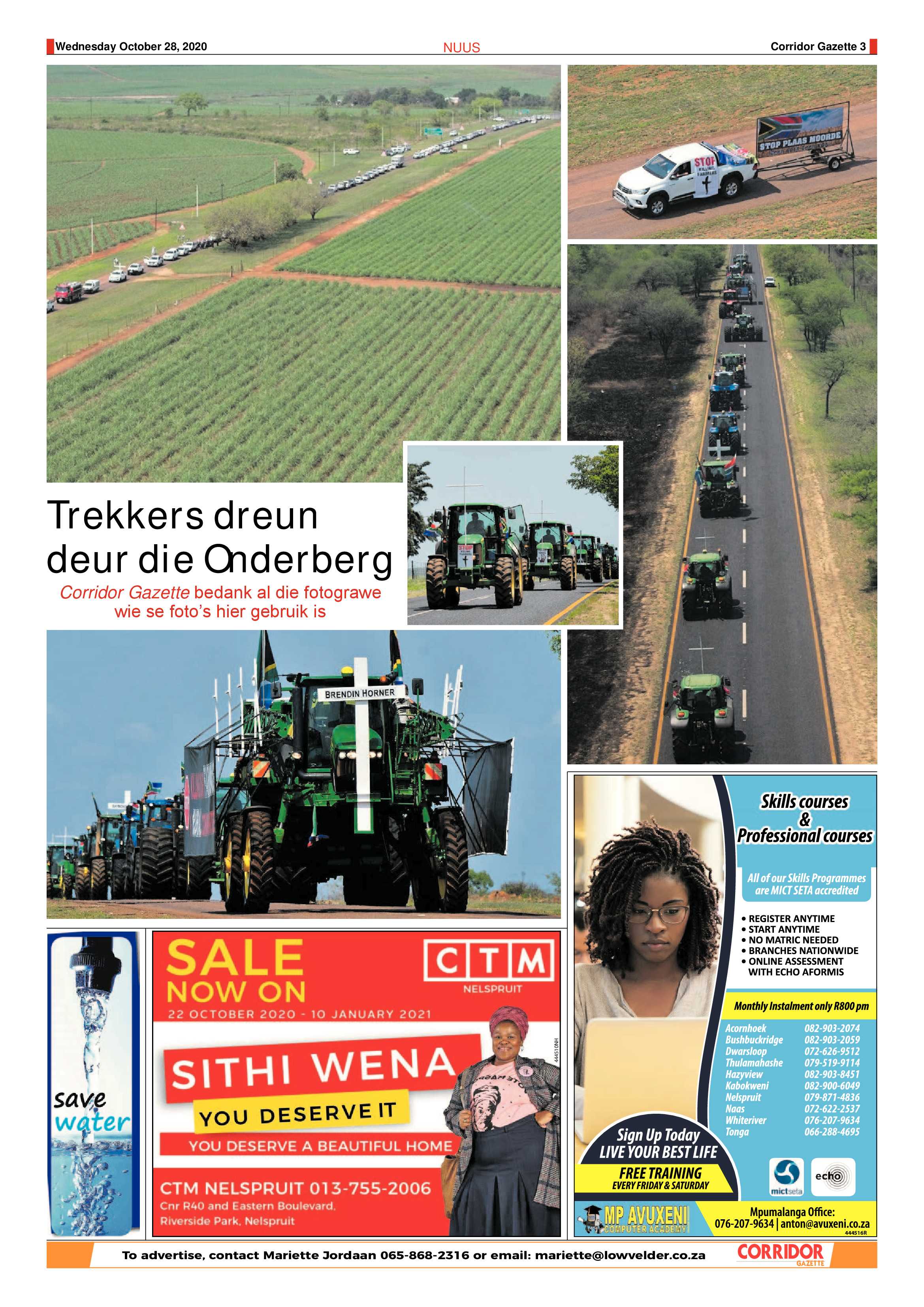Corridor Gazette 28 October 2020 page 3