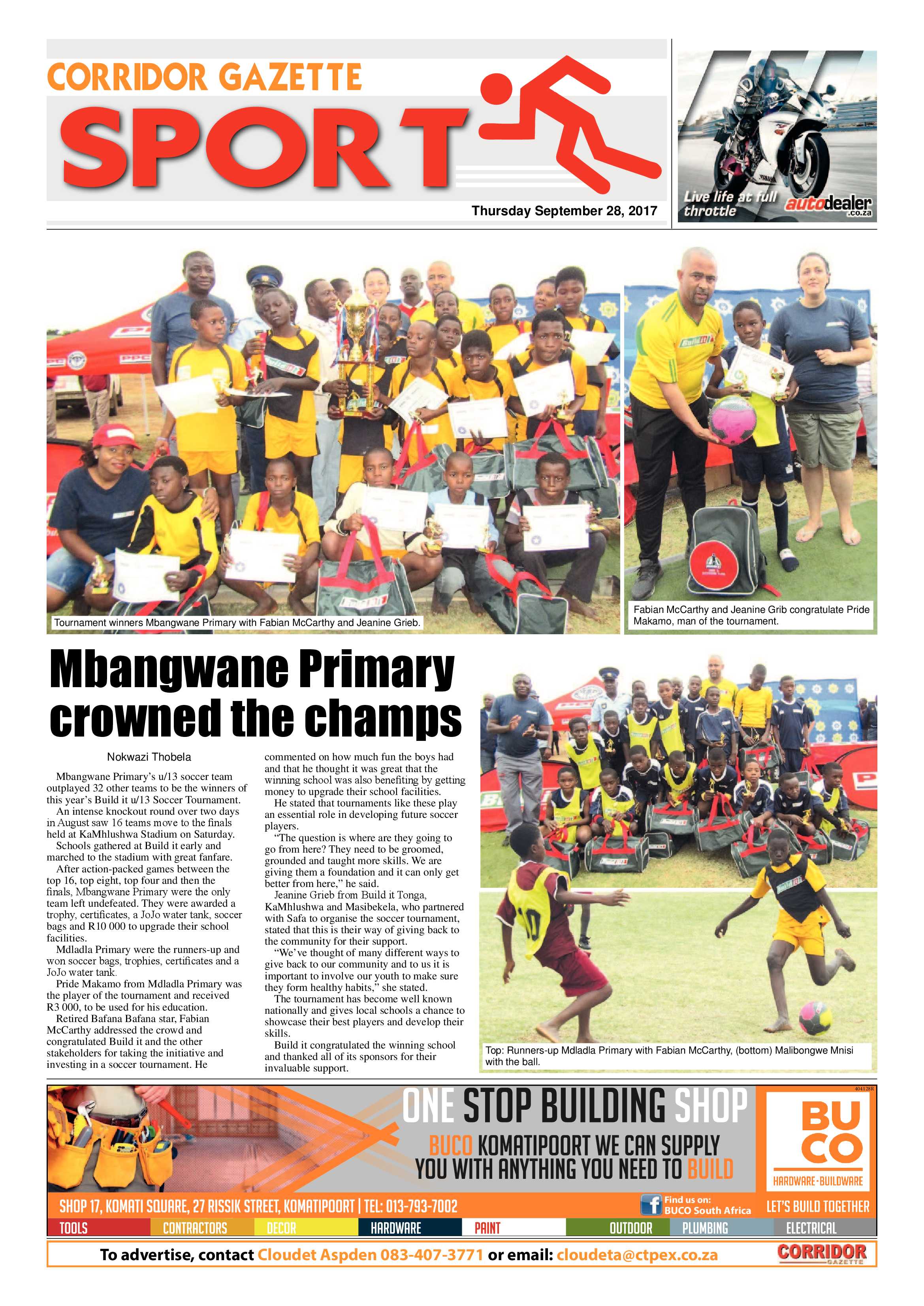 Corridor Gazette 28 September 2017 page 8