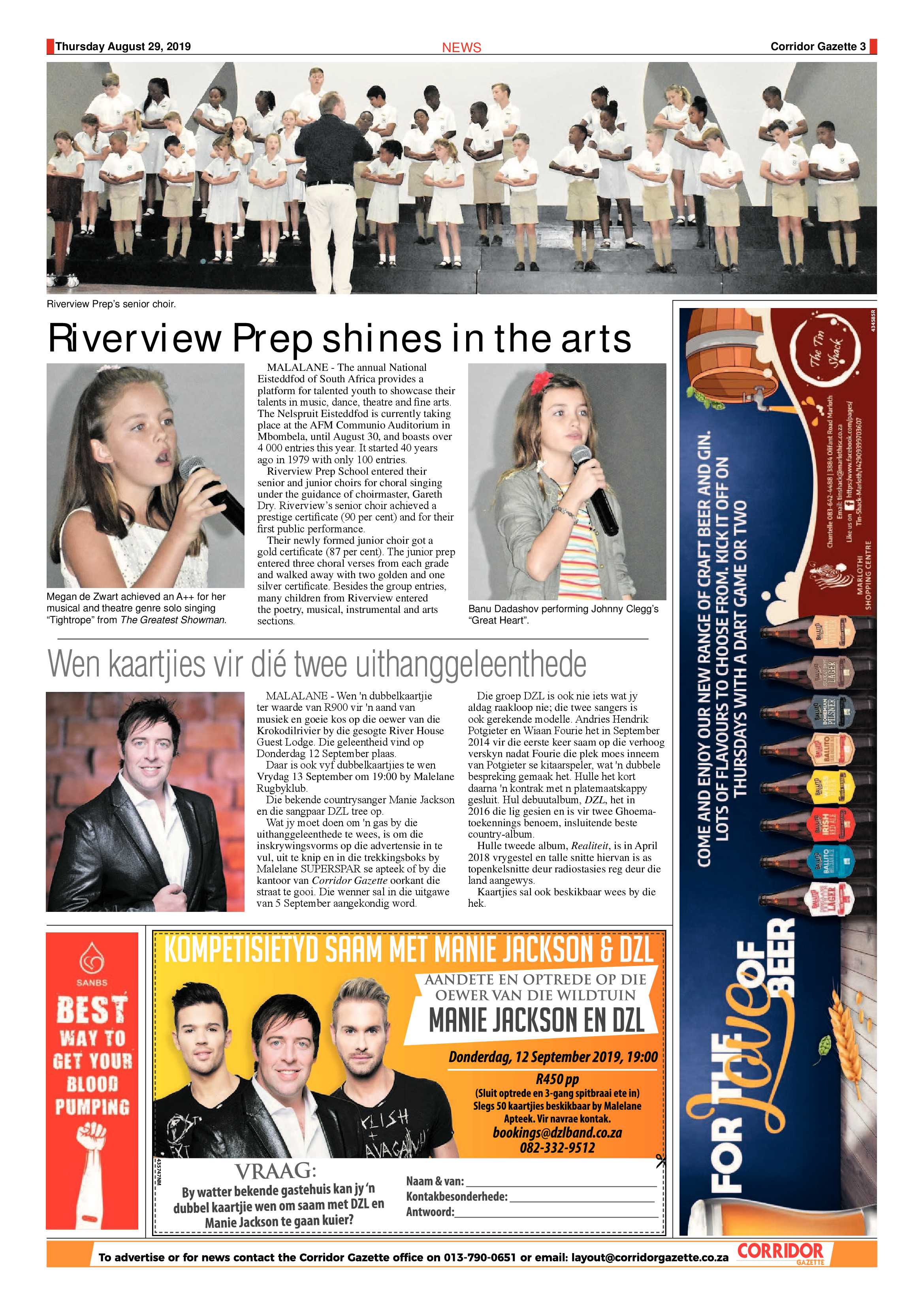 Corridor Gazette 29 August 2019 page 3
