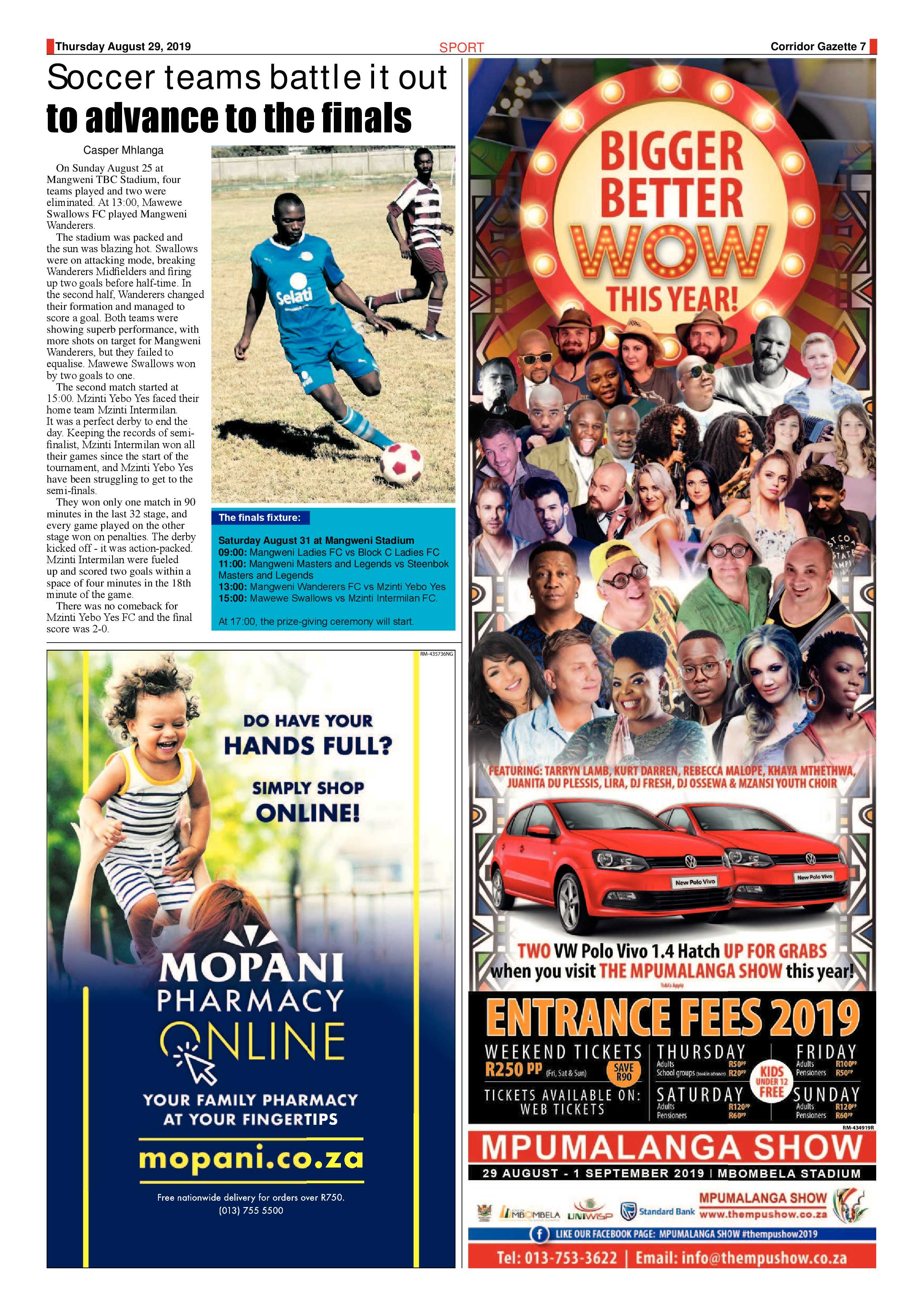 Corridor Gazette 29 August 2019 page 7