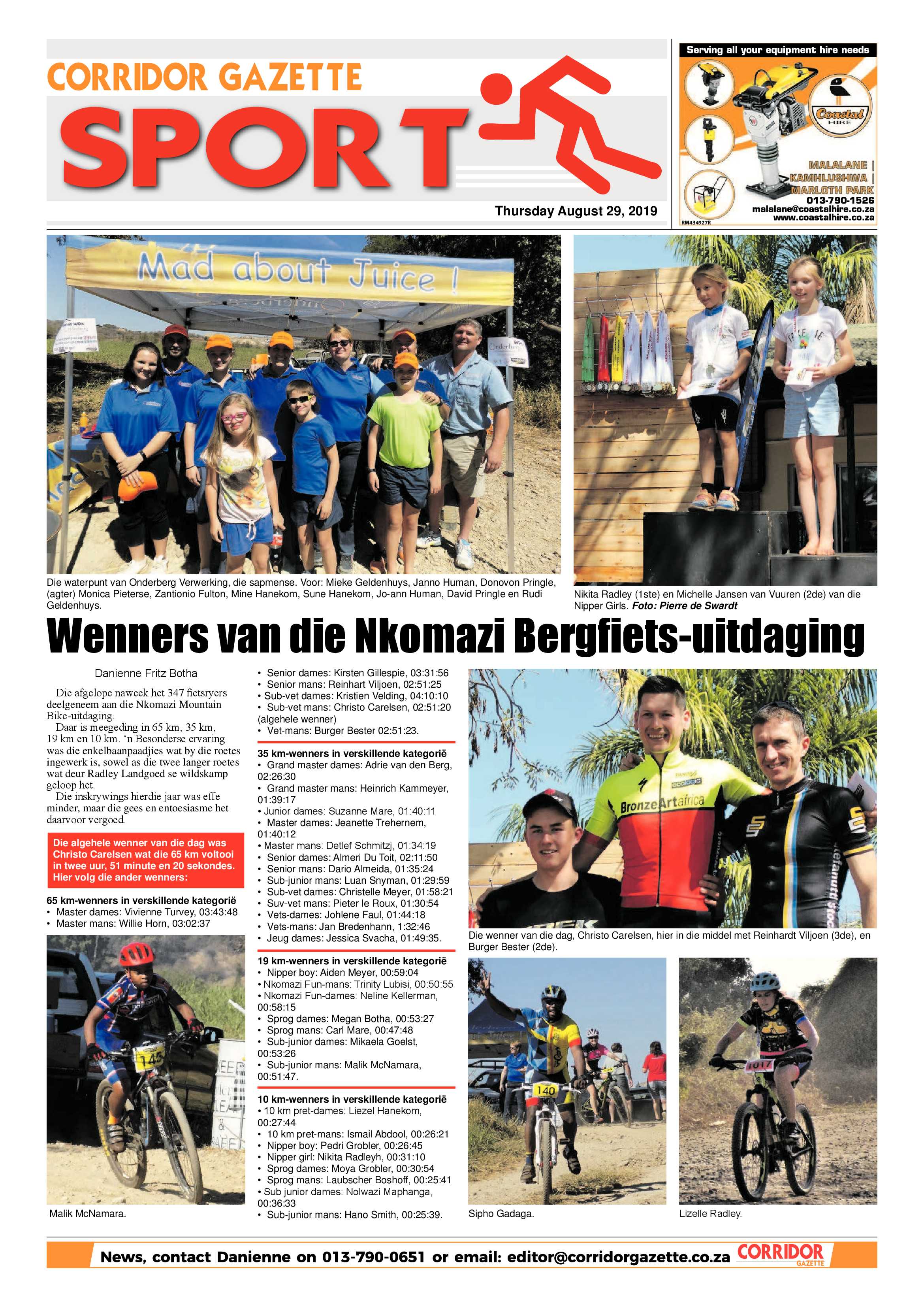 Corridor Gazette 29 August 2019 page 8