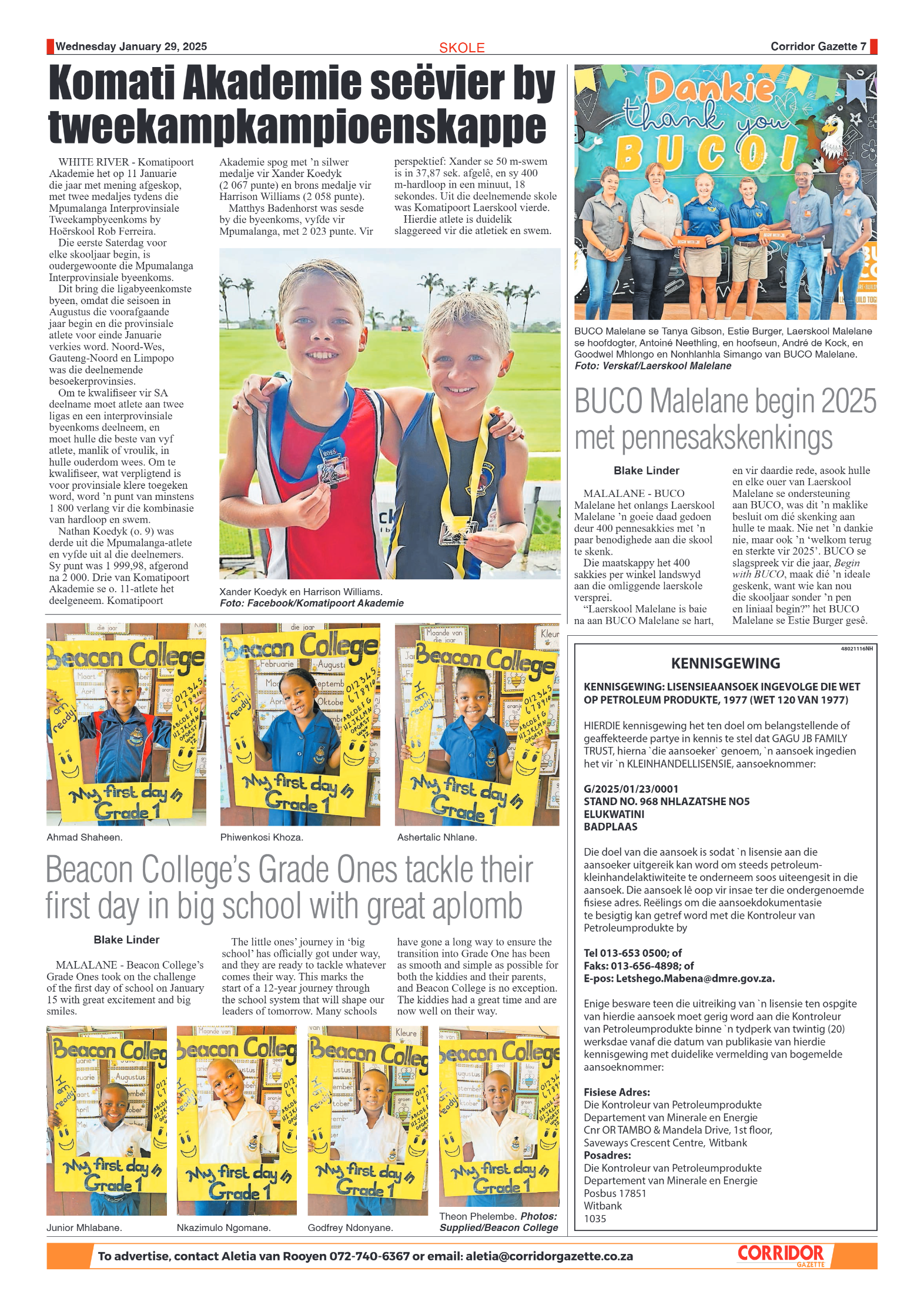 Corridor Gazette 29 January 2025 page 7