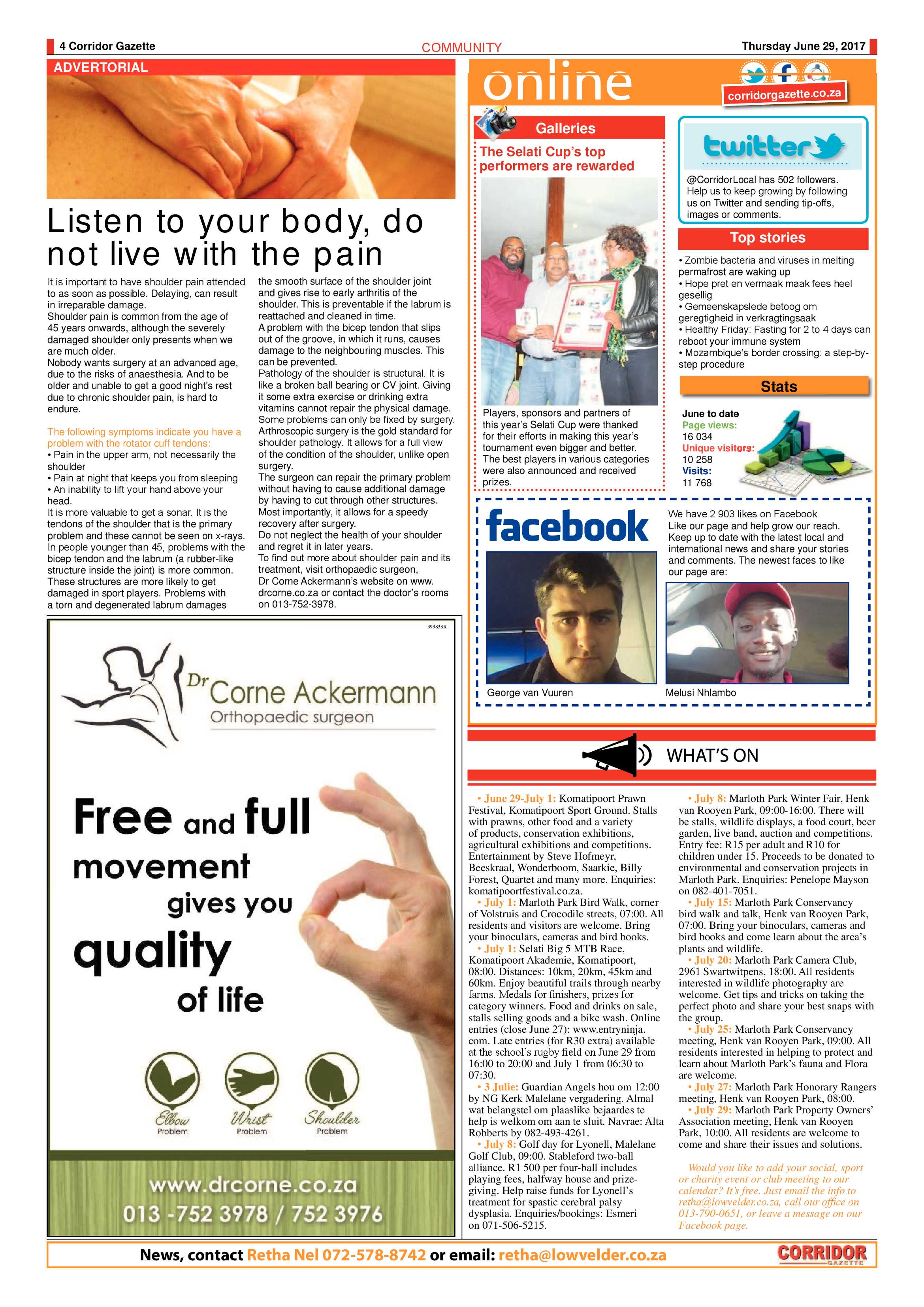 Corridor Gazette 29 June 2017 page 4