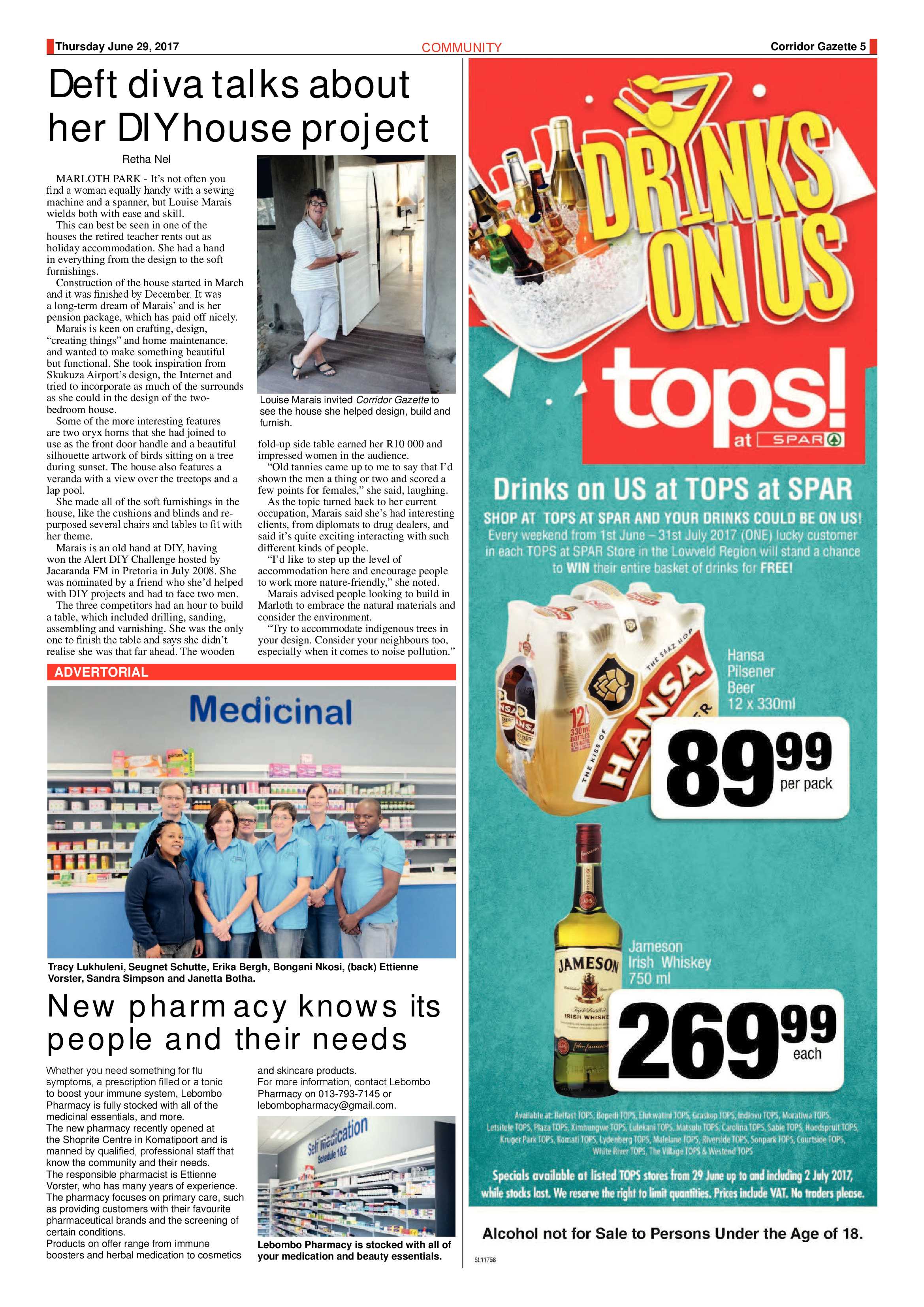 Corridor Gazette 29 June 2017 page 5