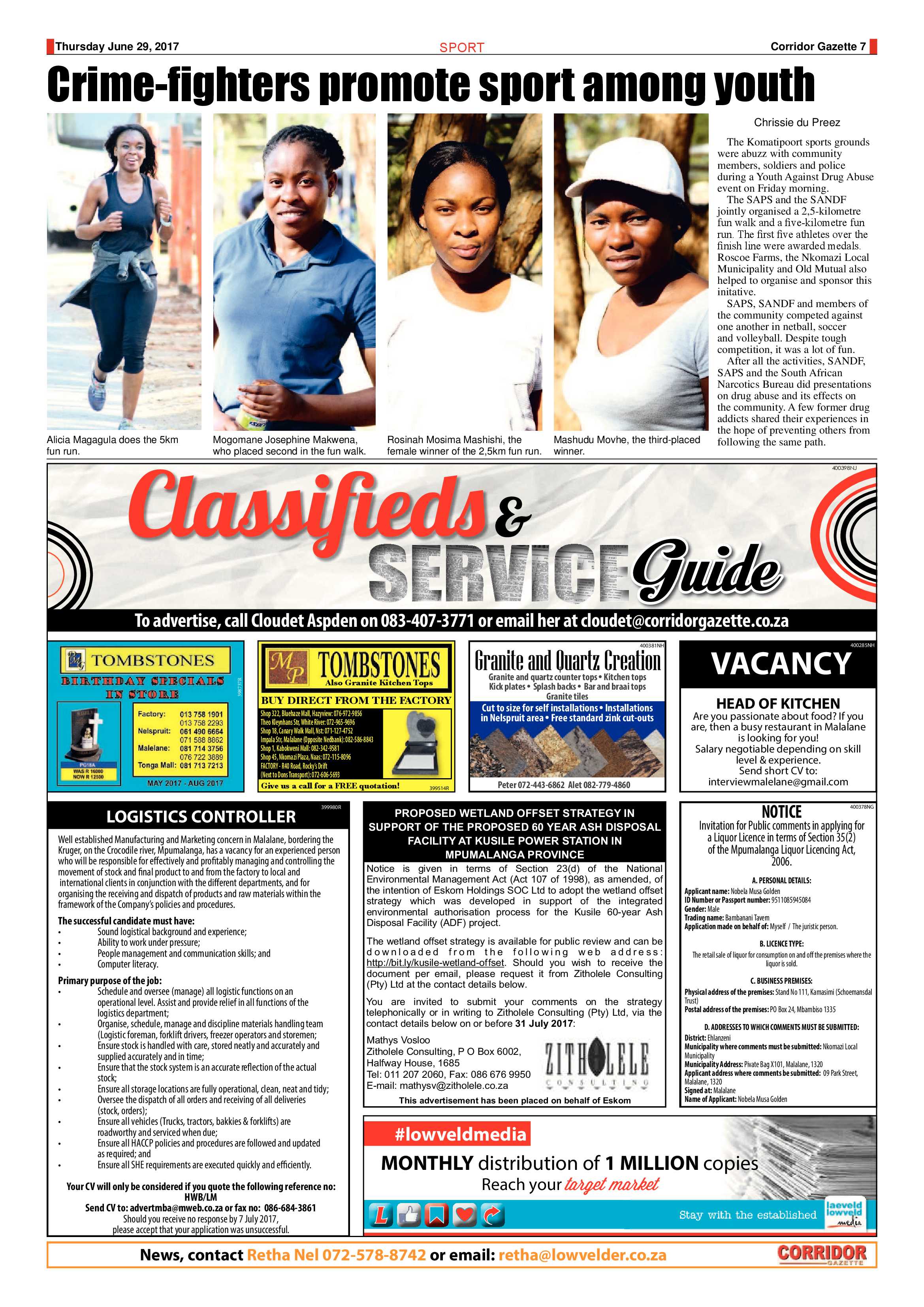 Corridor Gazette 29 June 2017 page 7