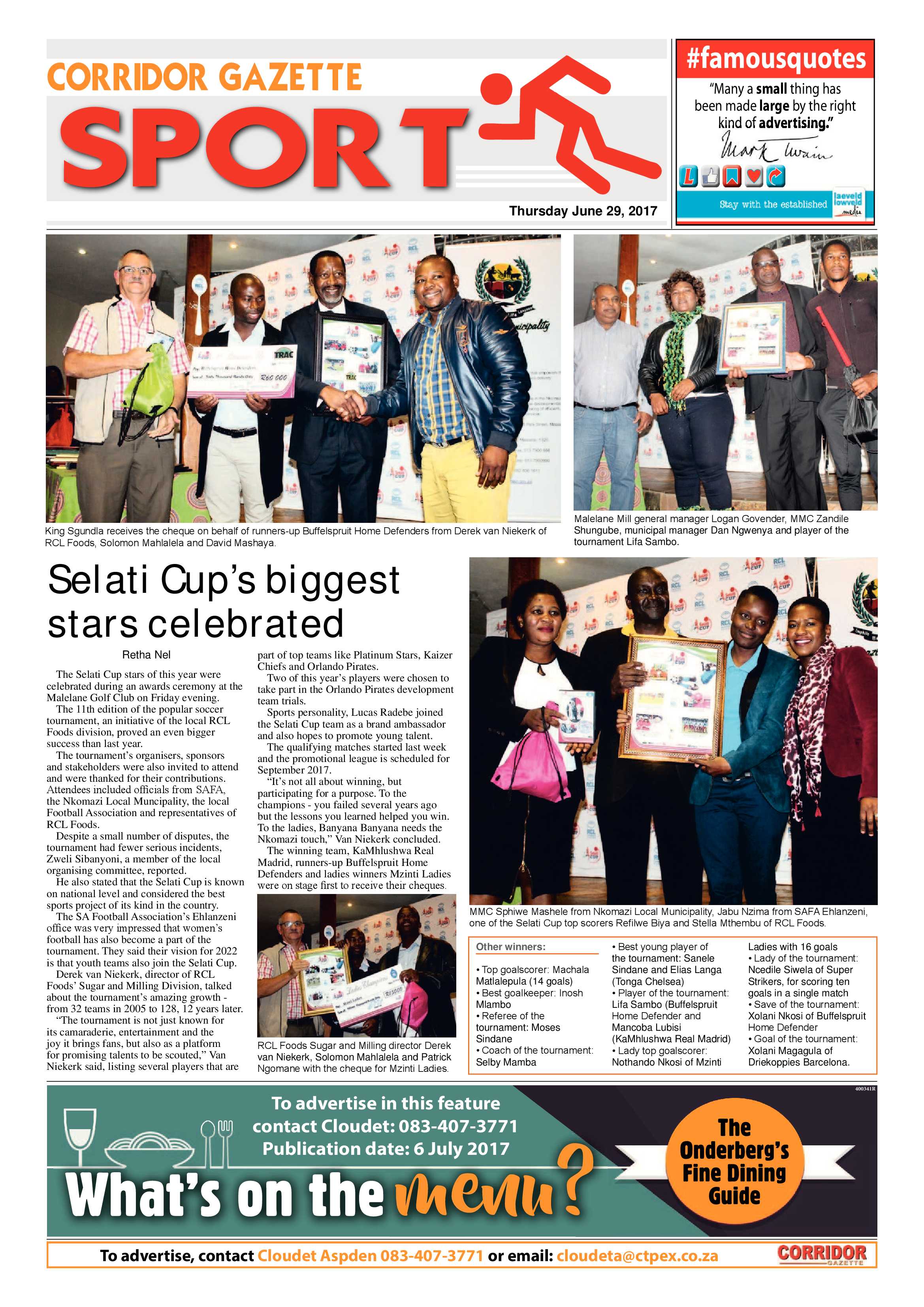 Corridor Gazette 29 June 2017 page 8