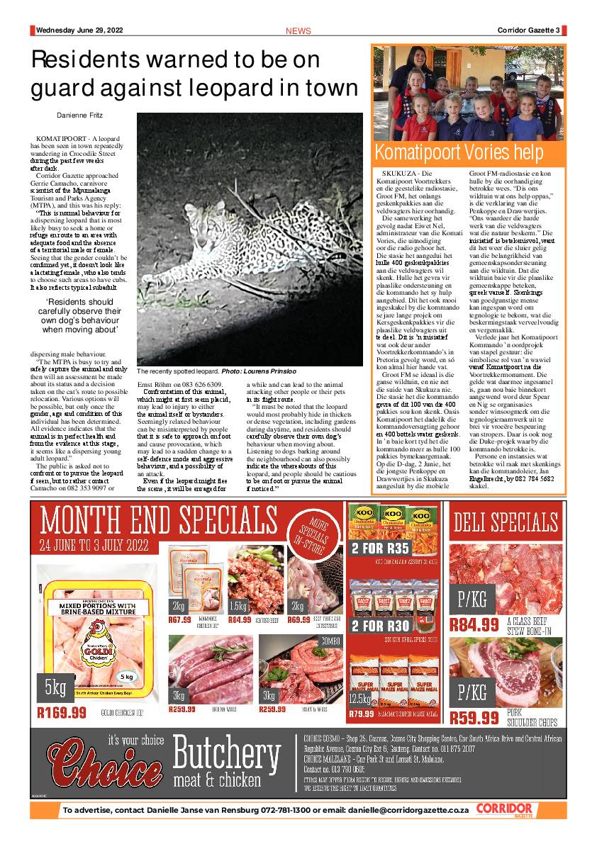 Corridor Gazette 29 June 2022 page 3