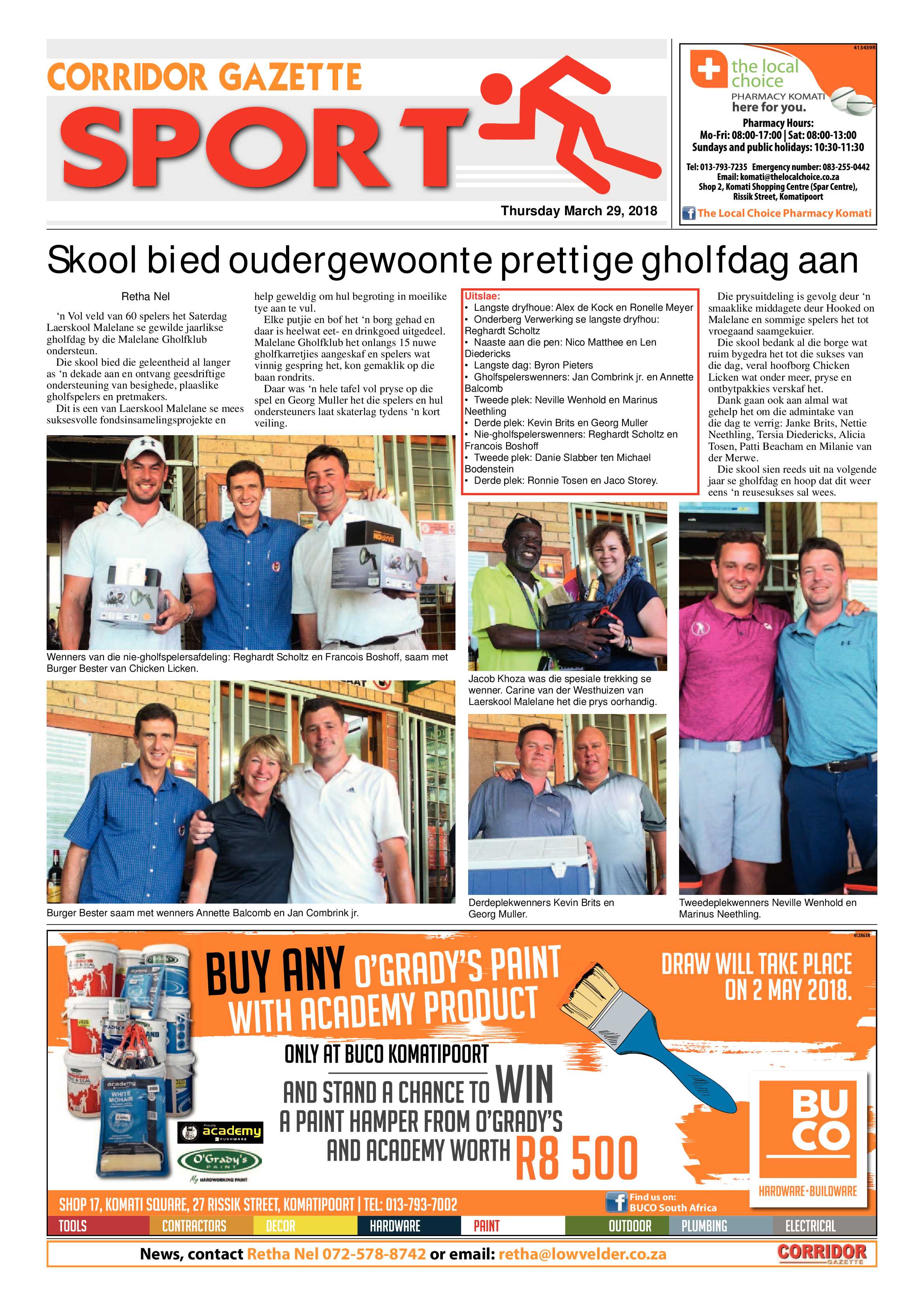 Corridor Gazette 29 March 2018 page 12