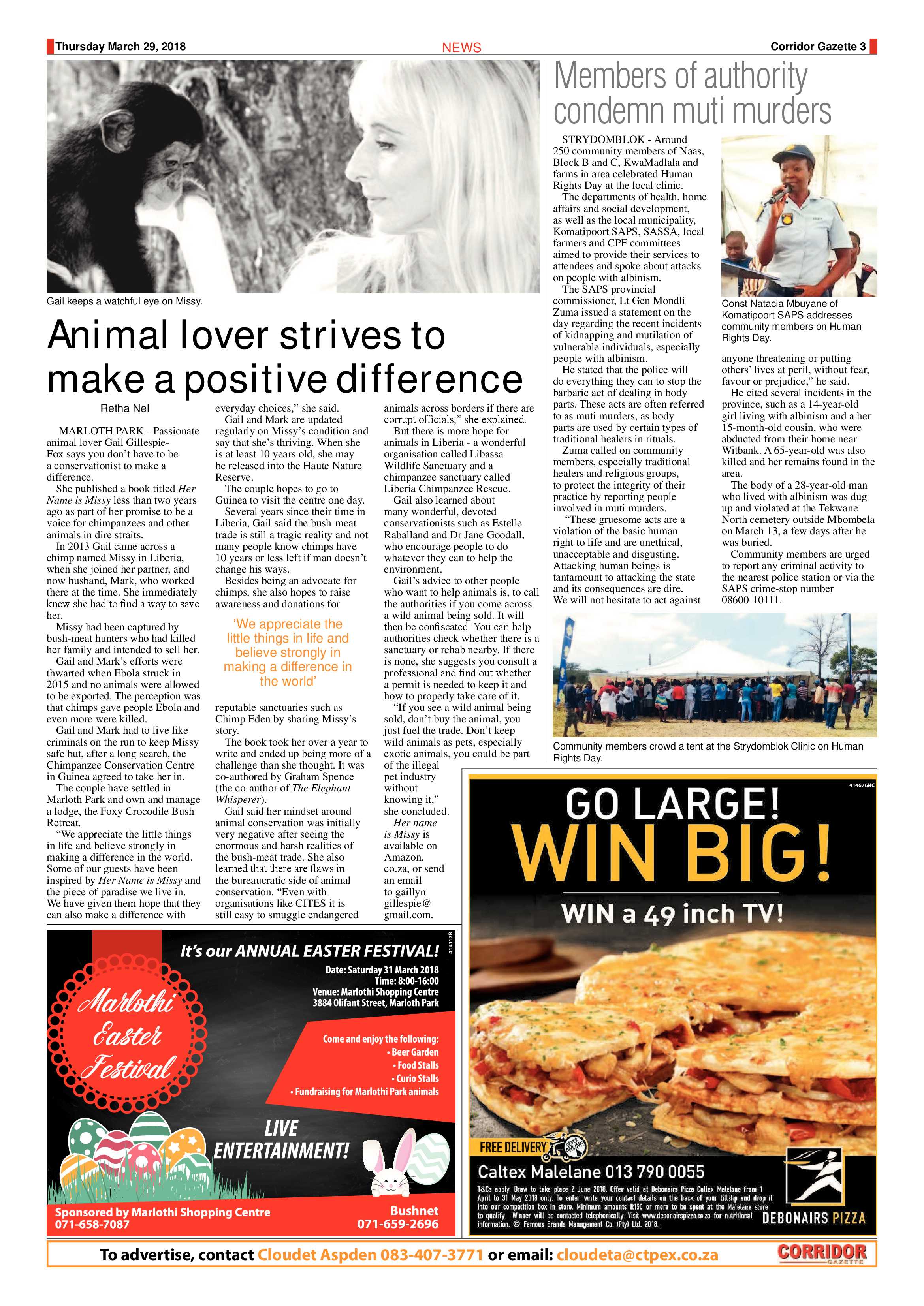 Corridor Gazette 29 March 2018 page 3