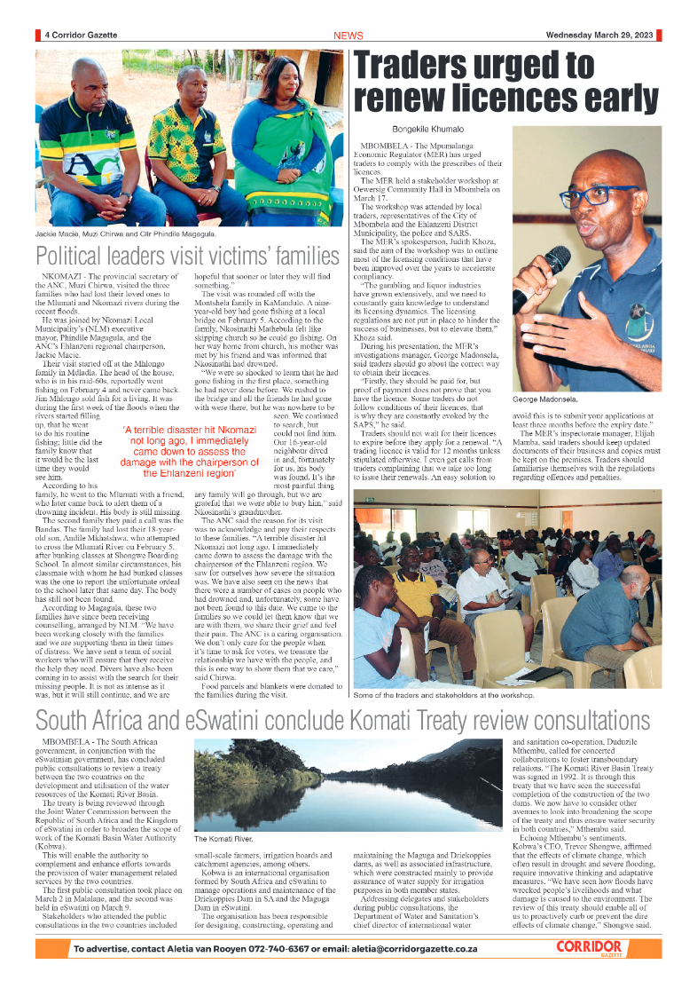 Corridor Gazette 29 March 2023 page 4