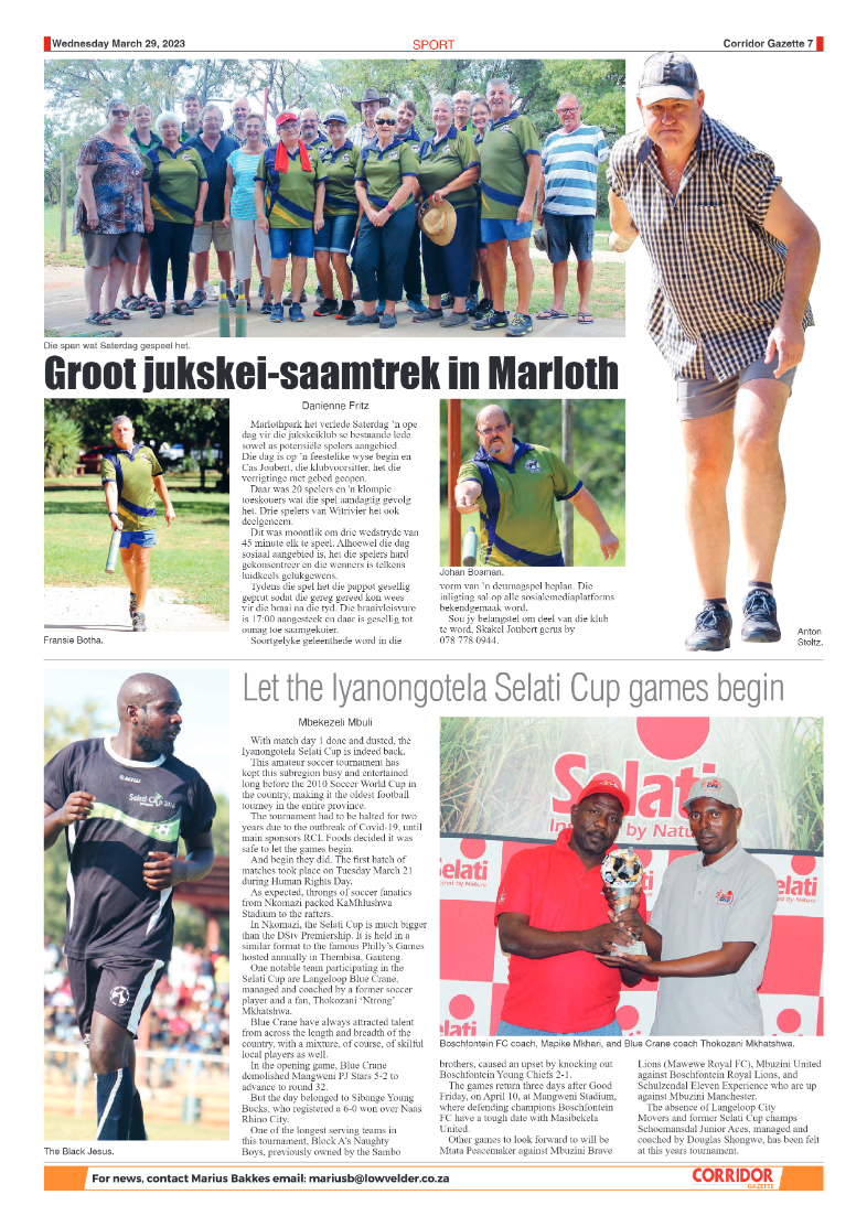 Corridor Gazette 29 March 2023 page 7