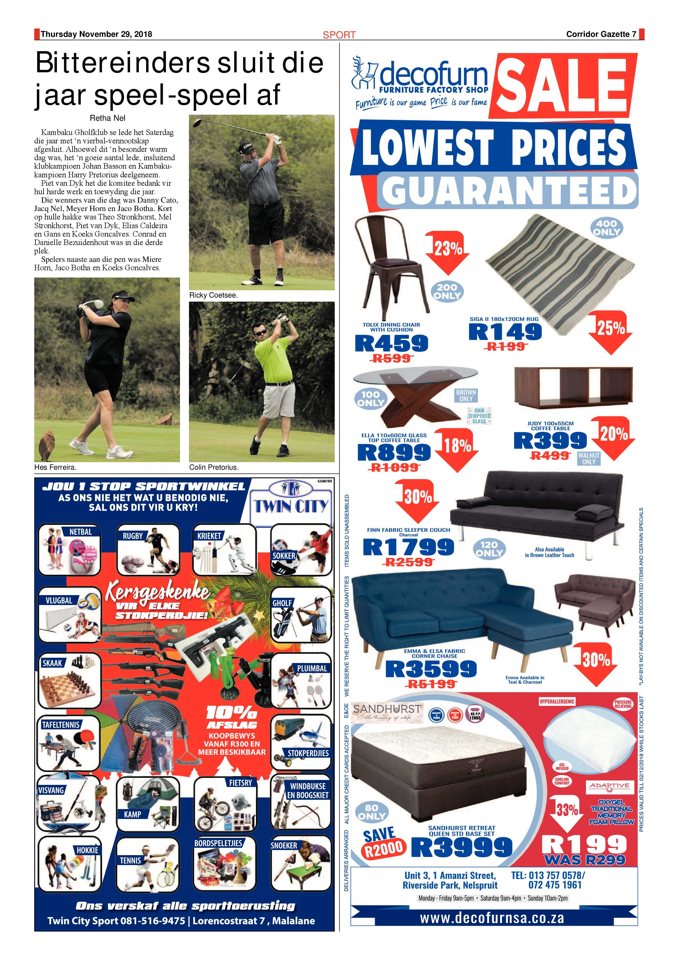Corridor Gazette 29 November 2018 page 7
