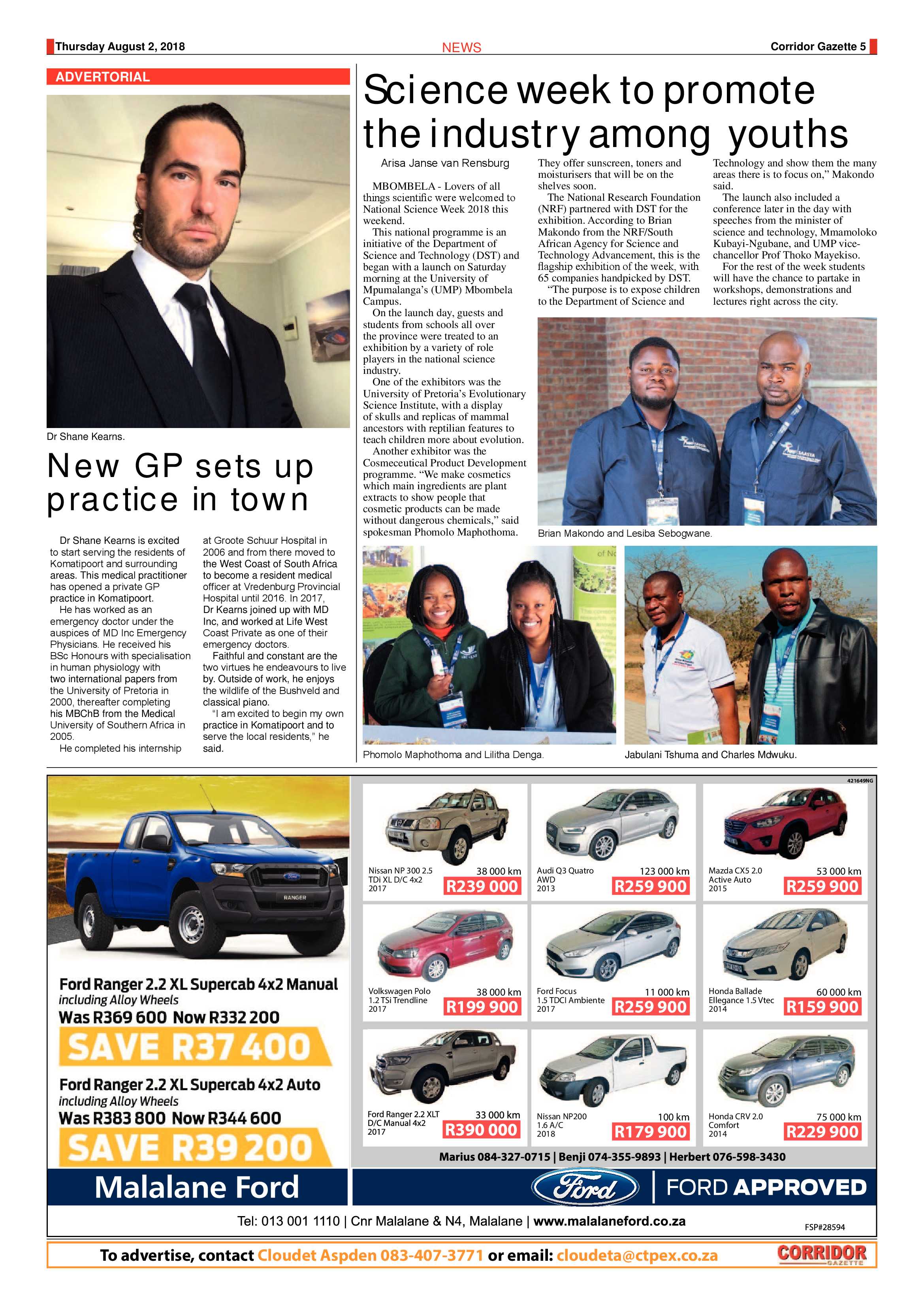 Corridor Gazette 2 August 2018 page 5