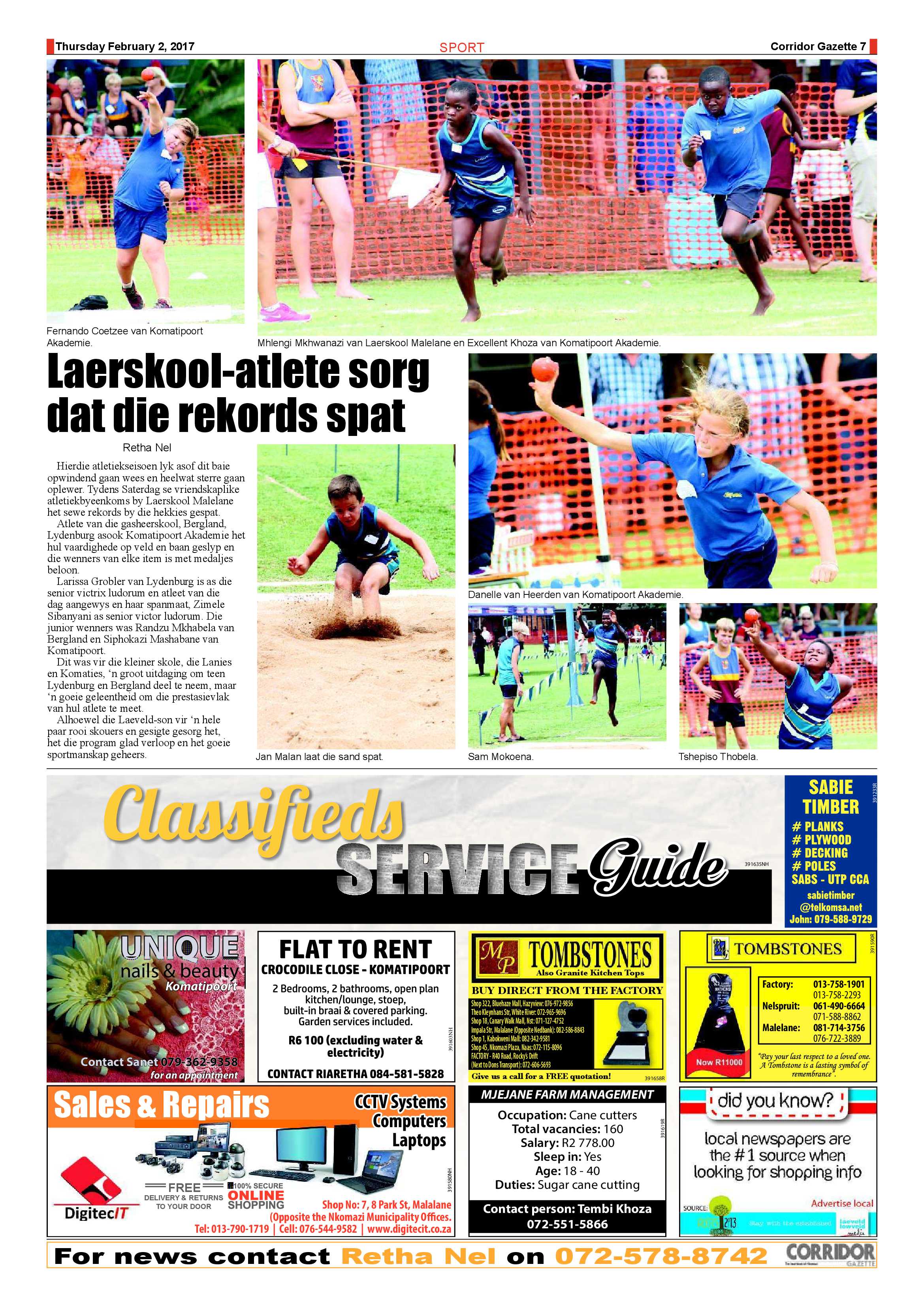 Corridor Gazette 2 February 2017 page 7